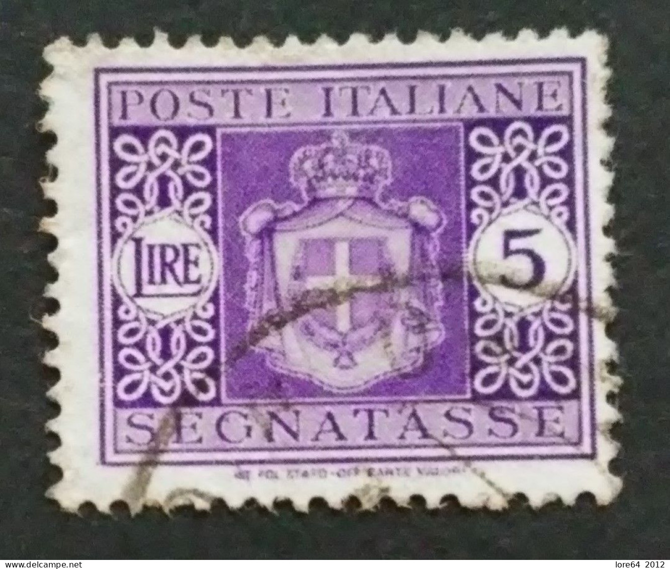 ITALIA 1945 - N° Catalogo Unificato 83 - Impuestos