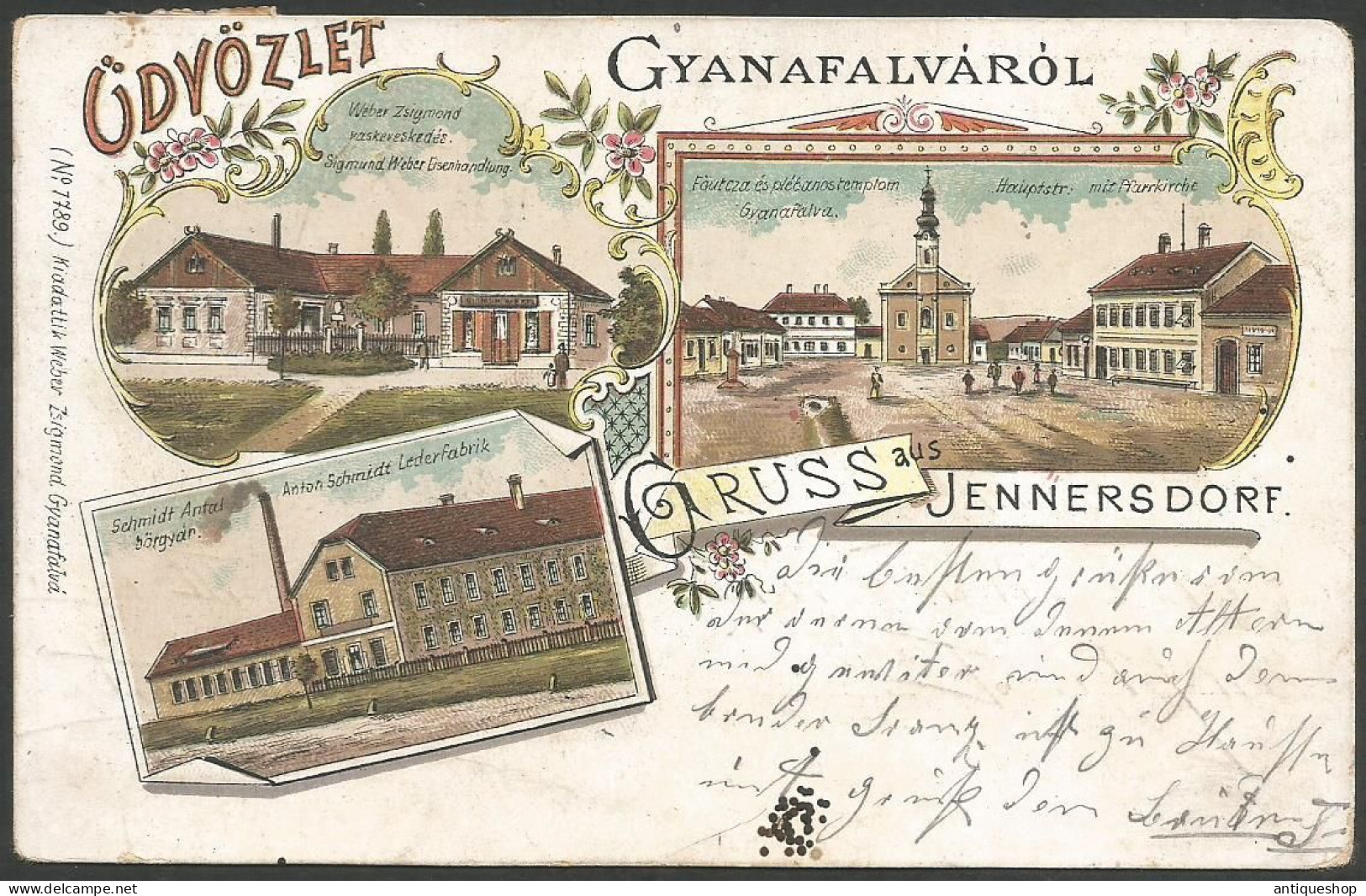 Austria-----Jennersdorf (Zenavci)------old Postcard - Jennersdorf