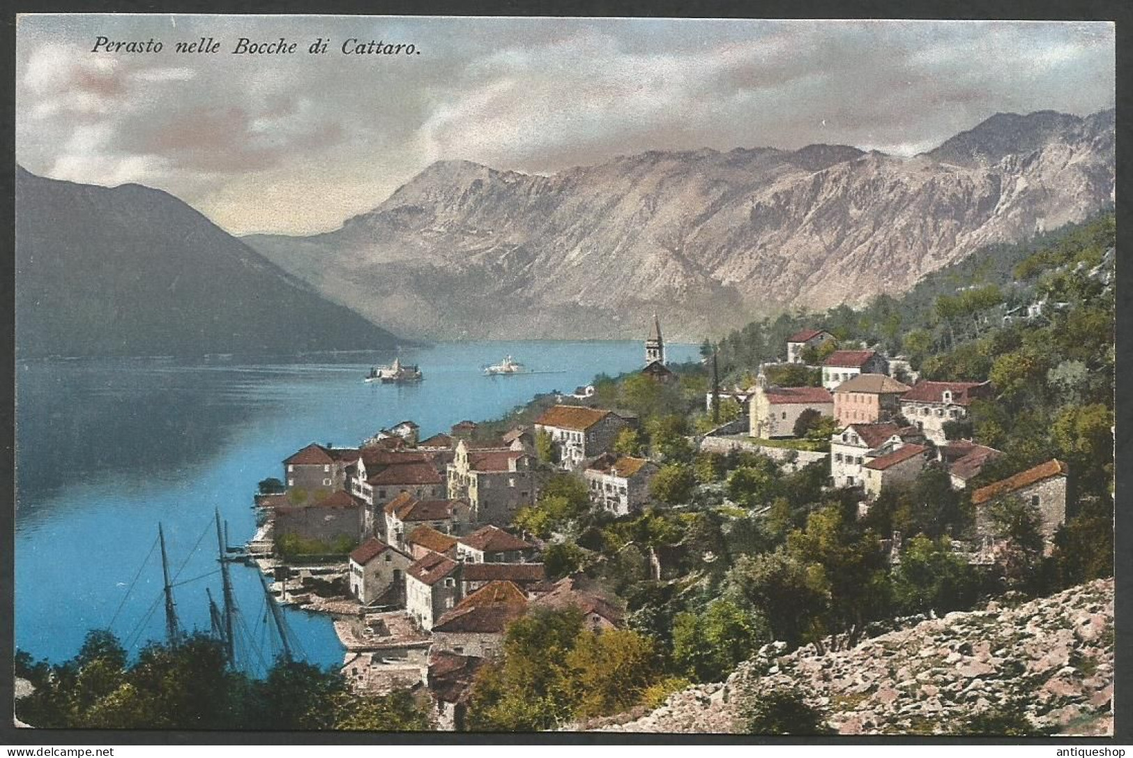 Montenegro-----Perast (Perasto)-----old Postcard - Montenegro