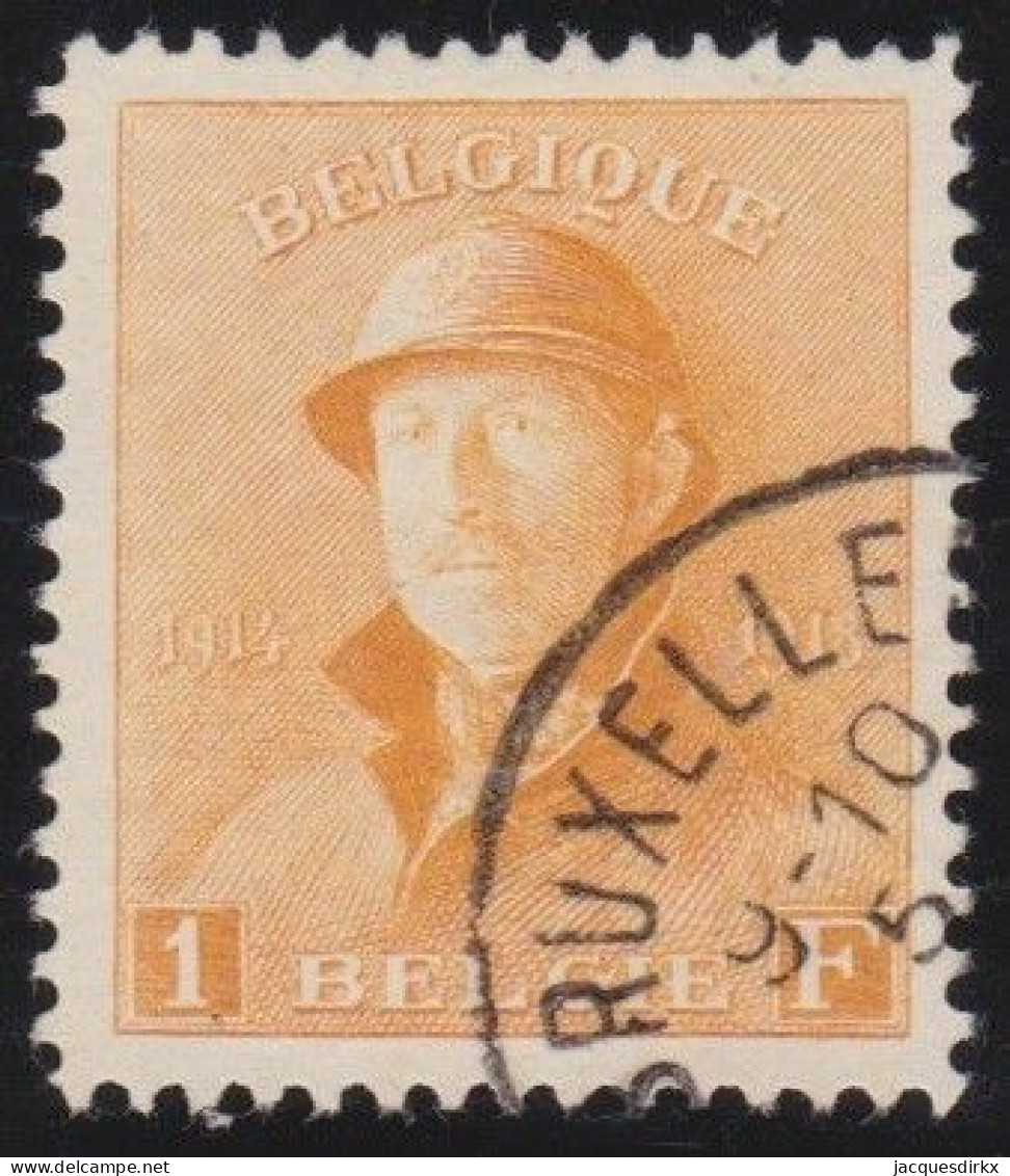 Belgie  .   OBP    .    175   .     O        .   Gestempeld   .   /    .   Oblitéré - 1919-1920 Albert Met Helm