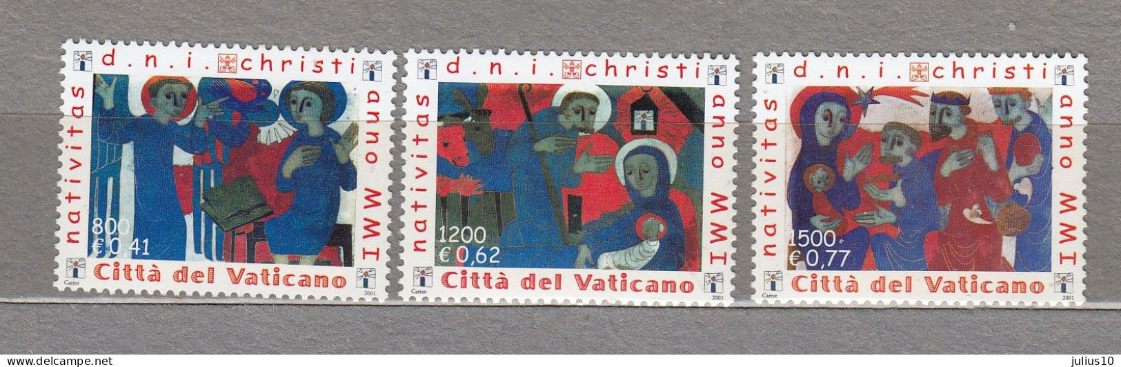 VATICAN 2001  Mi 1390 - 1392 MNH (**) #22600 - Ongebruikt