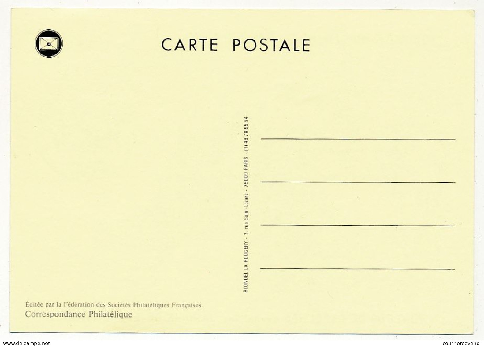 FRANCE - Carte Locale NIMES - Journée Du Timbre 17 Mars 1990 - Porteur De Dépêches Jardins De La Fontaine - Cartas & Documentos