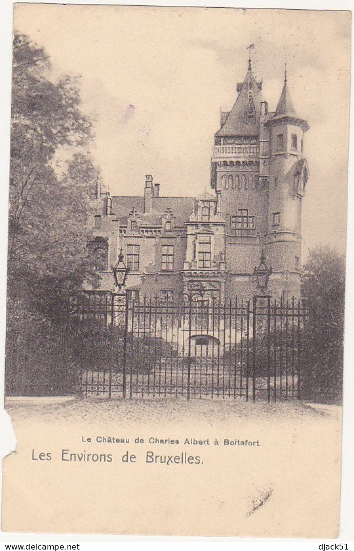 Belgique / Les Environs De Bruxelles / Le Château De Charles Albert à Boitsfort - 1910 - Non Classificati