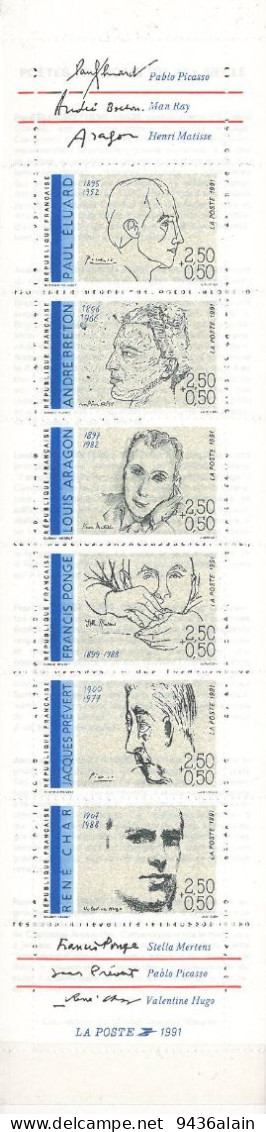 Carnet BC2687 Personnages Célèbres 1991** - Personajes