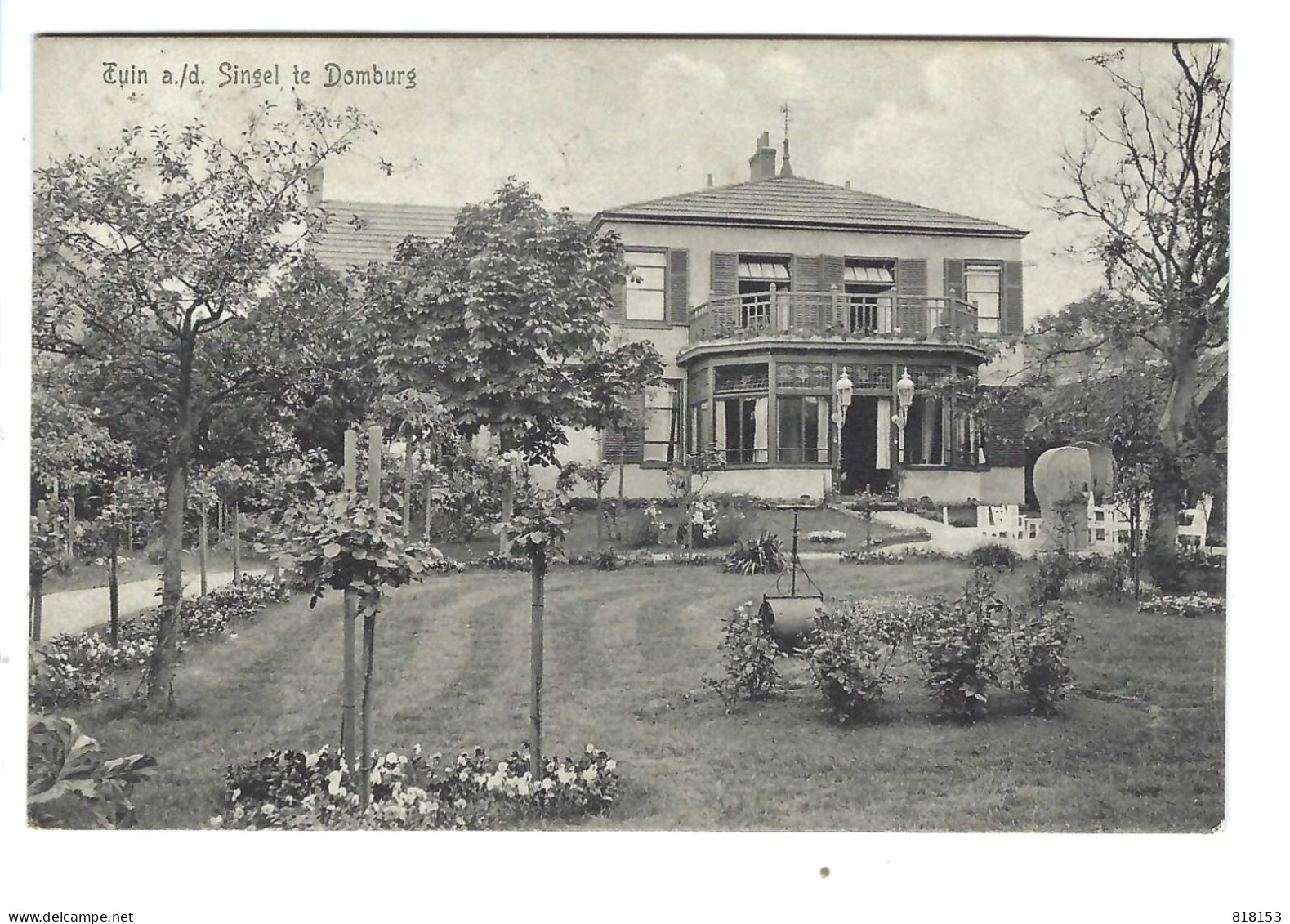 Tuin A/d Singel Te Domburg  1912 - Domburg