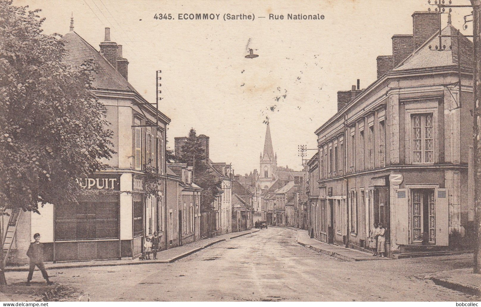 ECOMMOY (Sarthe): Rue Nationale - Ecommoy