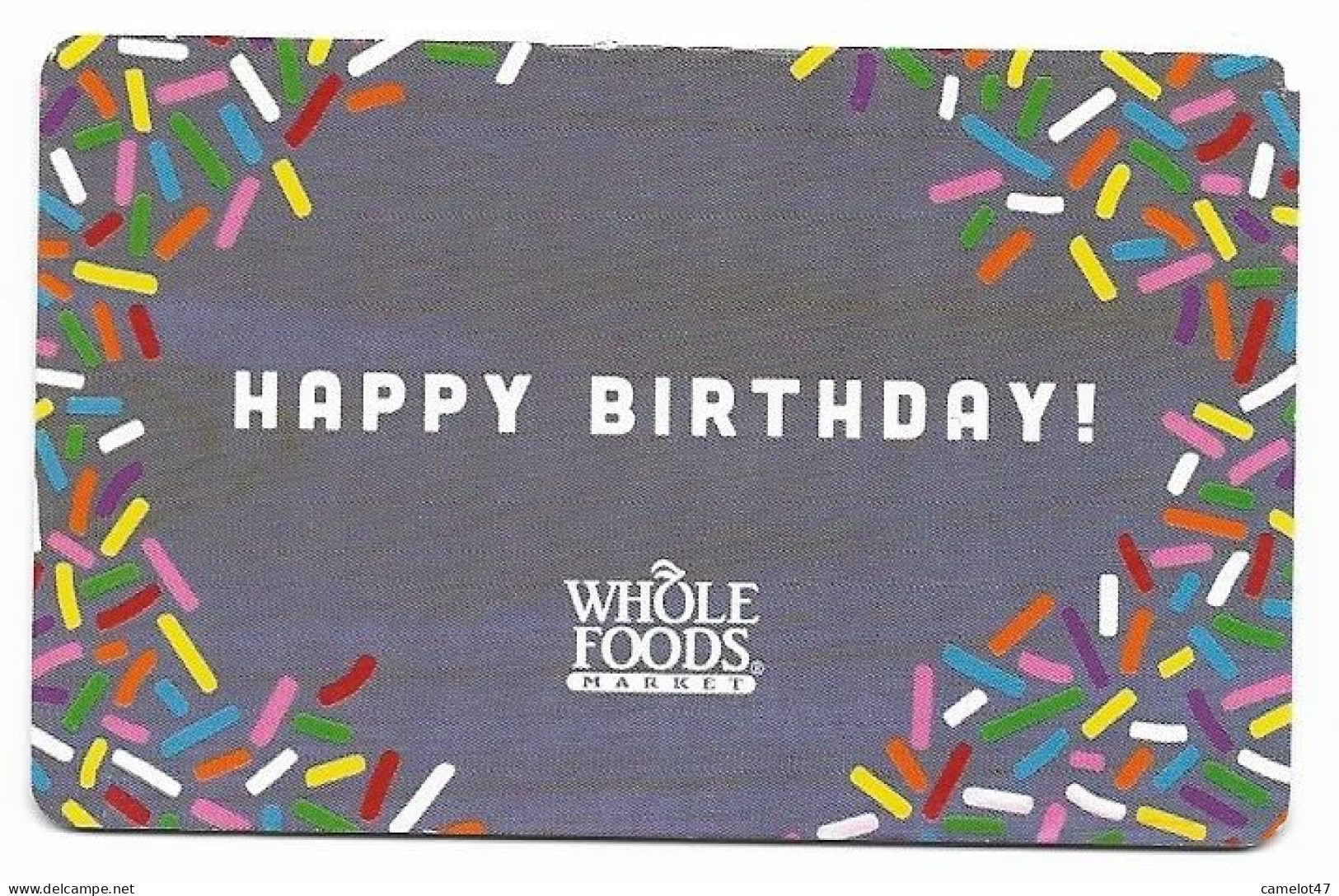 Whole Foods, U.S.A., Carte Cadeau Pour Collection, Sans Valeur, # Wholefoods-11 - Cartes De Fidélité Et Cadeau