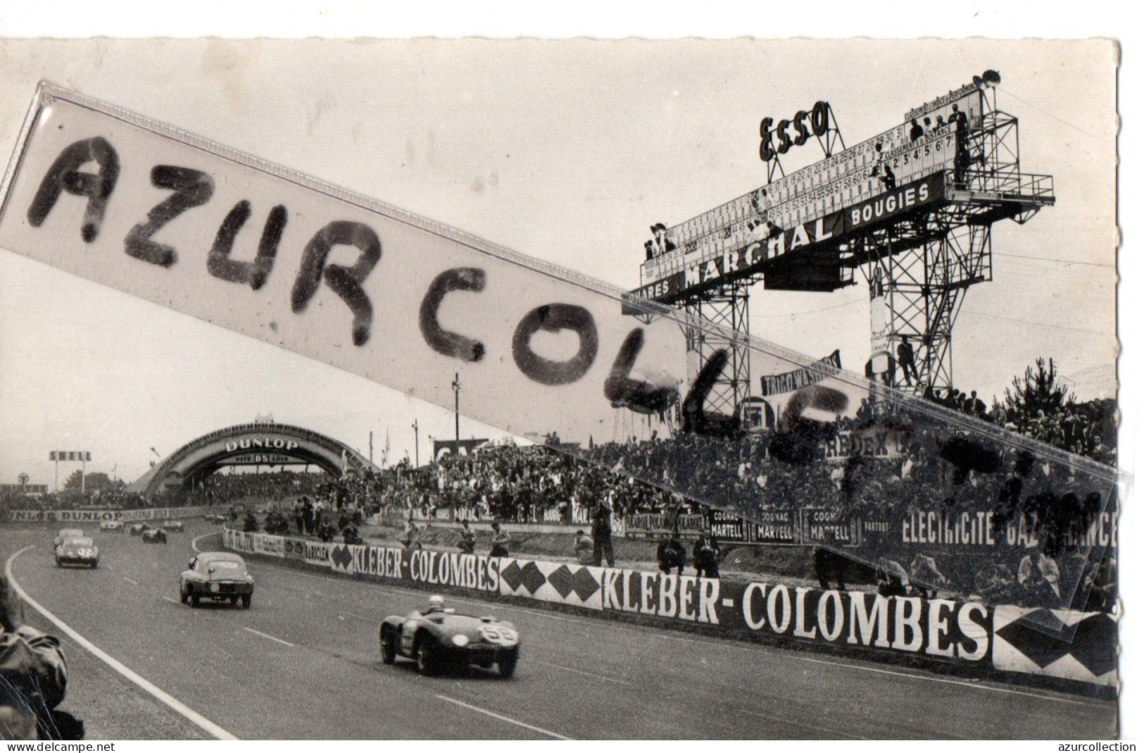 TABLEAU D'AFFICHAGE ET VIRAGE DES TRIBUNES - Le Mans