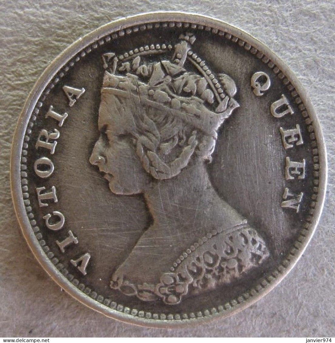 Hong Kong. 10 Cents 1900 . Victoria, En Argent. KM# 6.3, Superbe - Hongkong