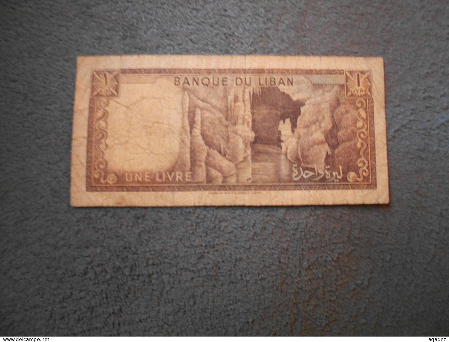Ancien Billet De Banque Liban  1 Livre - Otros – Asia