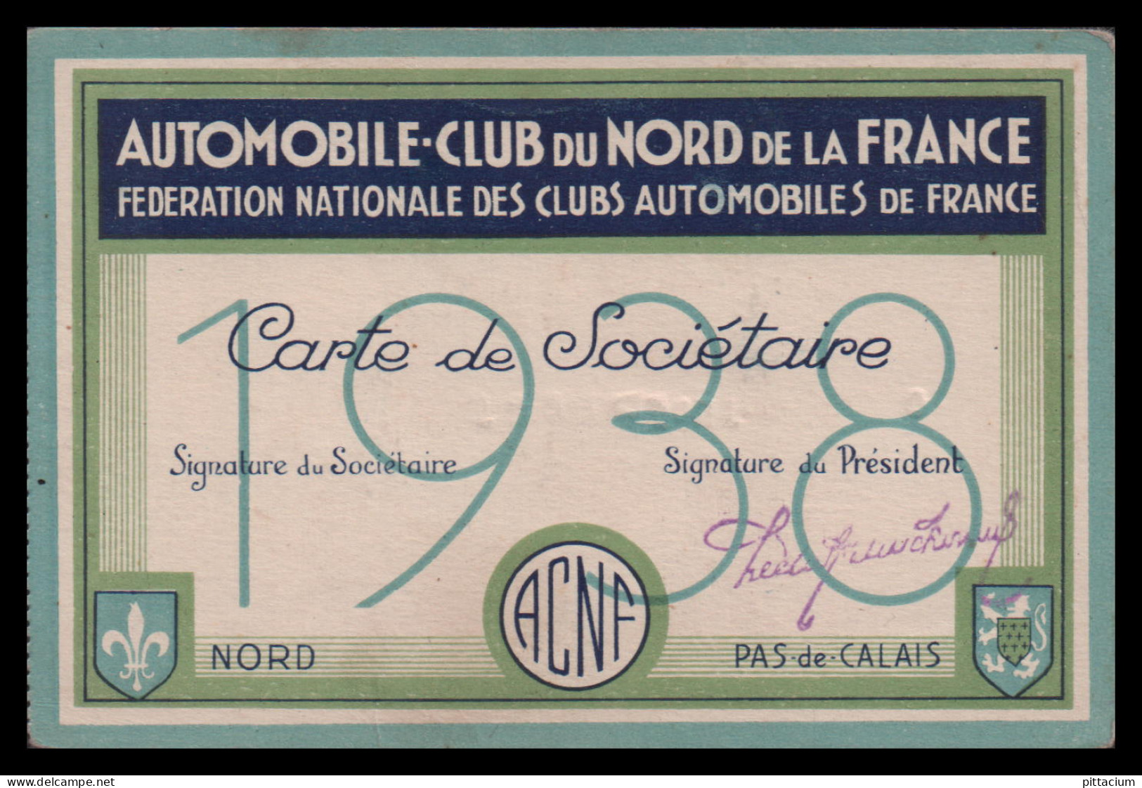 Sonstige 1938: Paketkarte  | Auto, Frankreich| - Otros & Sin Clasificación