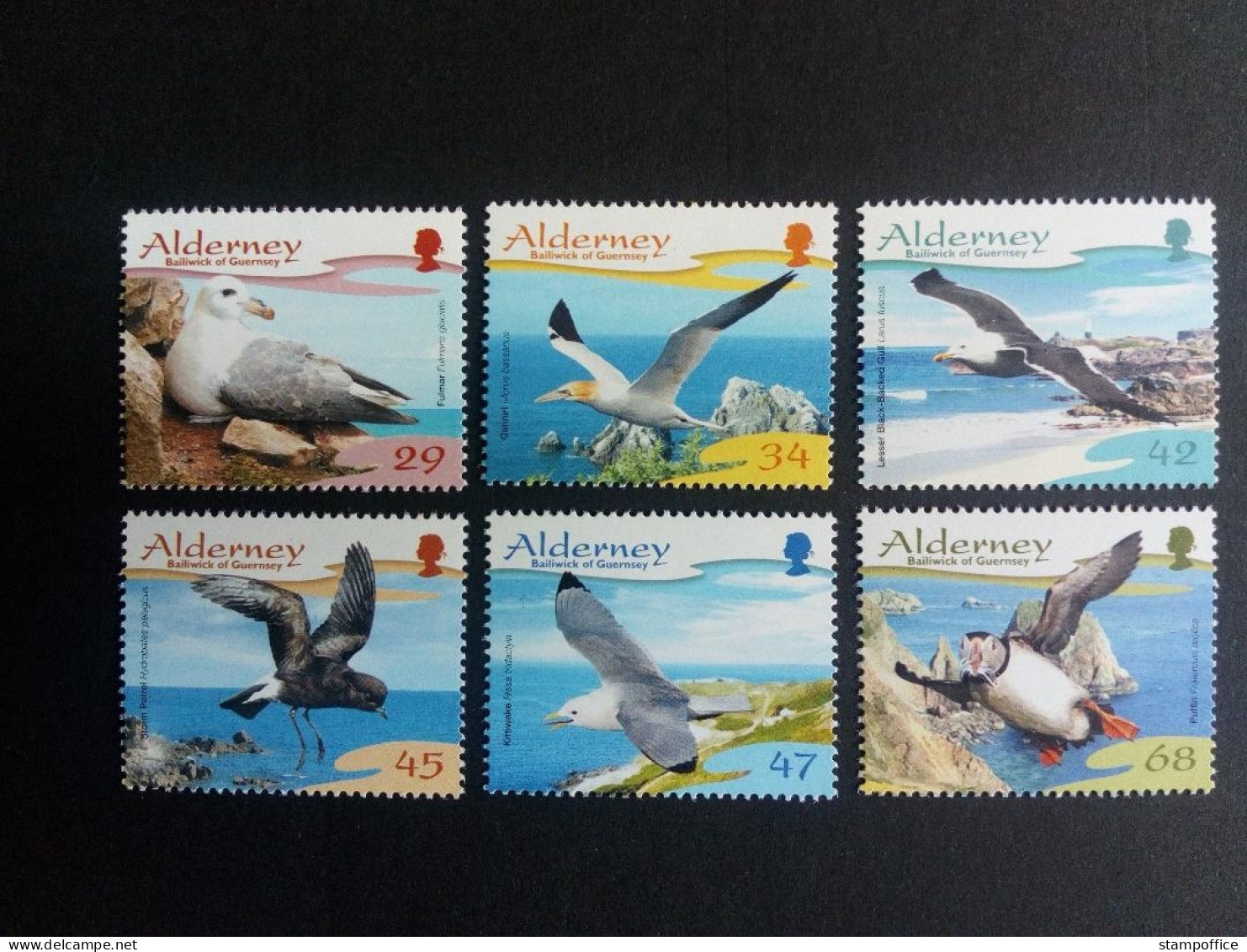 ALDERNEY MI-NR. 280-285 POSTFRISCH(MINT) SEEVÖGEL MÖWE SCHWALBE PAPAGEIENTAUCHER 2006 - Alderney