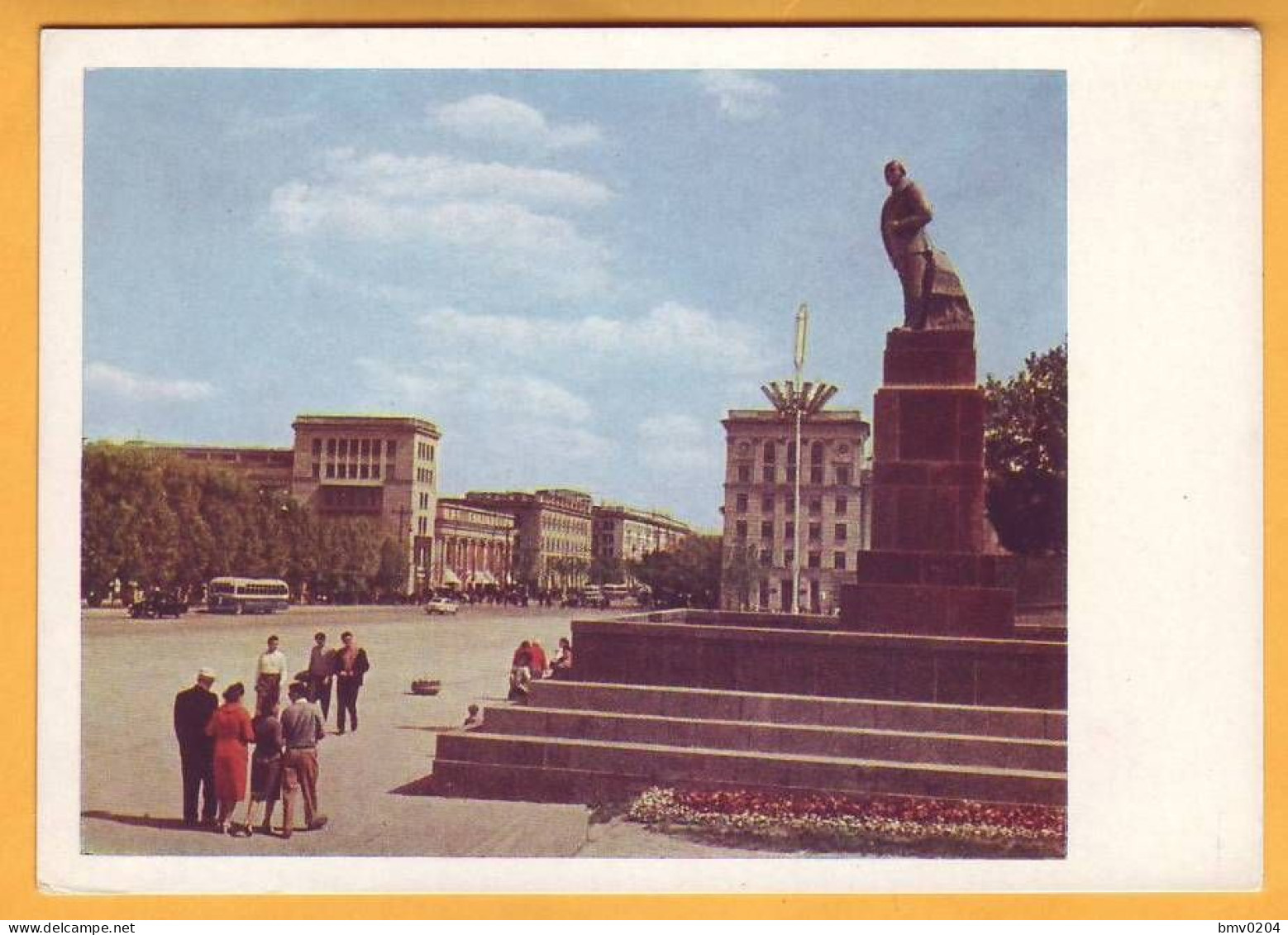 1963 RUSSIA  Moldova USSR URSS Ganzsache; Chisinau. Monument To Lenin,  Architecture Victory Square. - 1960-69