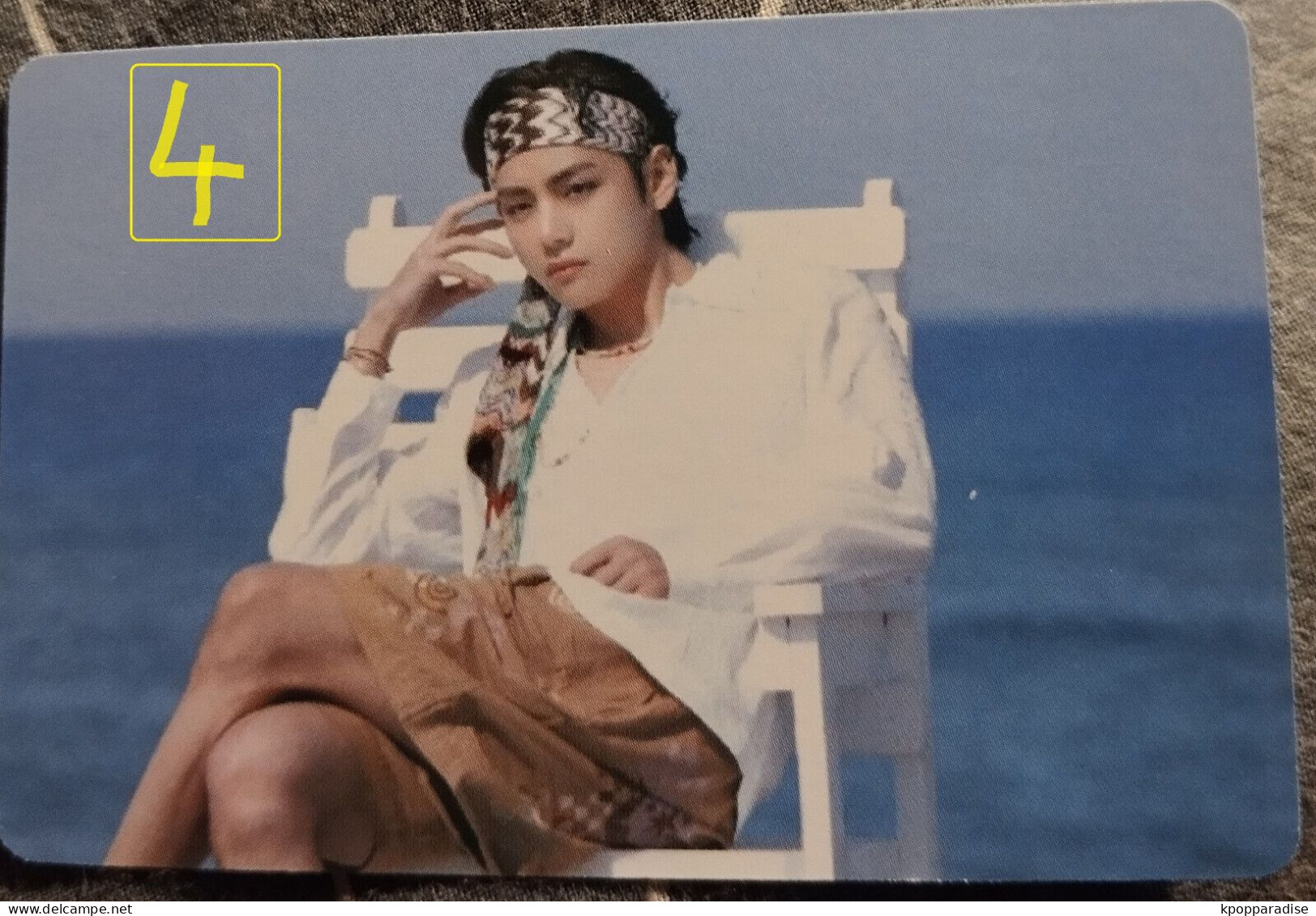 Photocard K POP Au Choix  BTS Permission To Dance Butter V Taehyung - Objets Dérivés