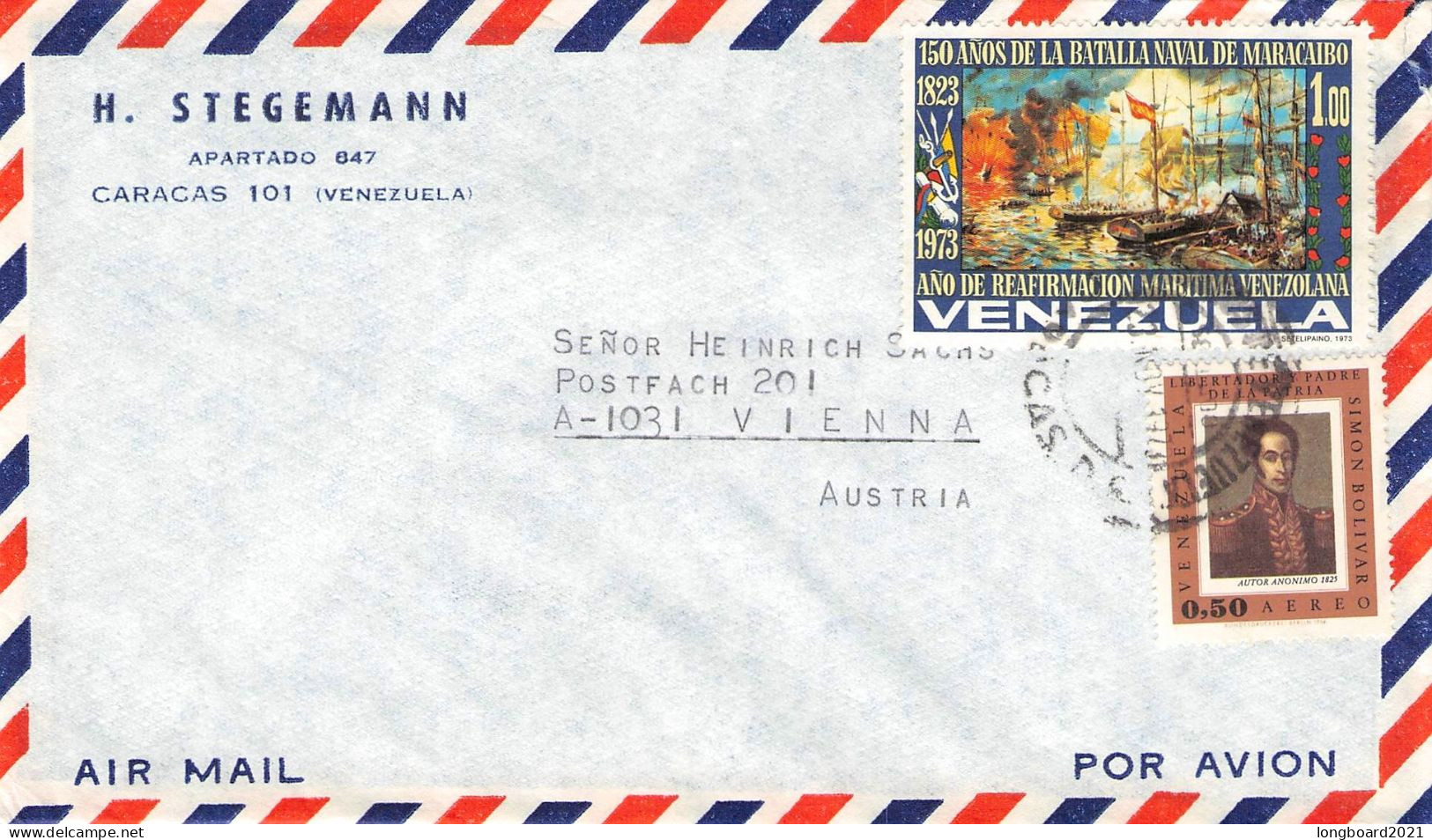 VENEZUELA - AIRMAIL > WIEN/AT / 7031 - Venezuela