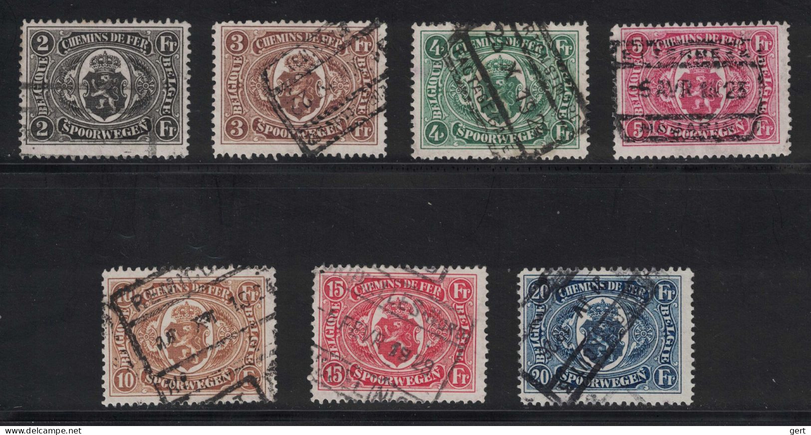 OBP / COB N° CF SP 128 - 134 O / Gestempeld / Oblitéré / Used - Oblitérés