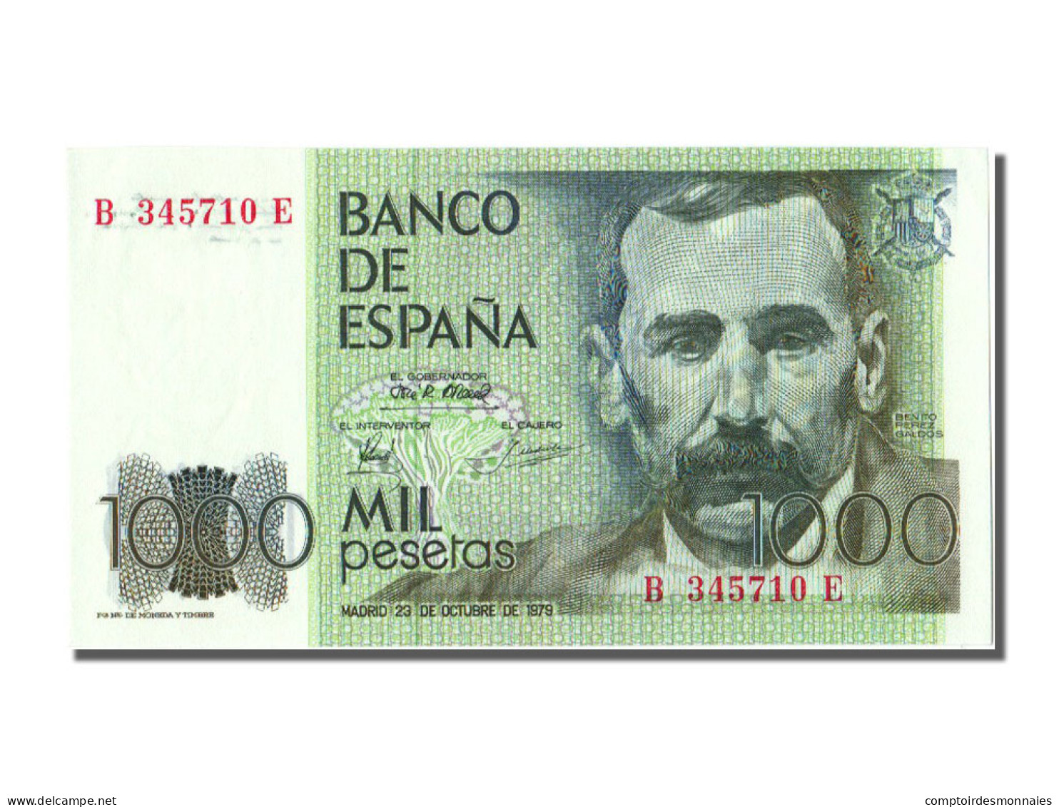 Billet, Espagne, 1000 Pesetas, 1979, 1979-10-23, SPL - [ 4] 1975-… : Juan Carlos I