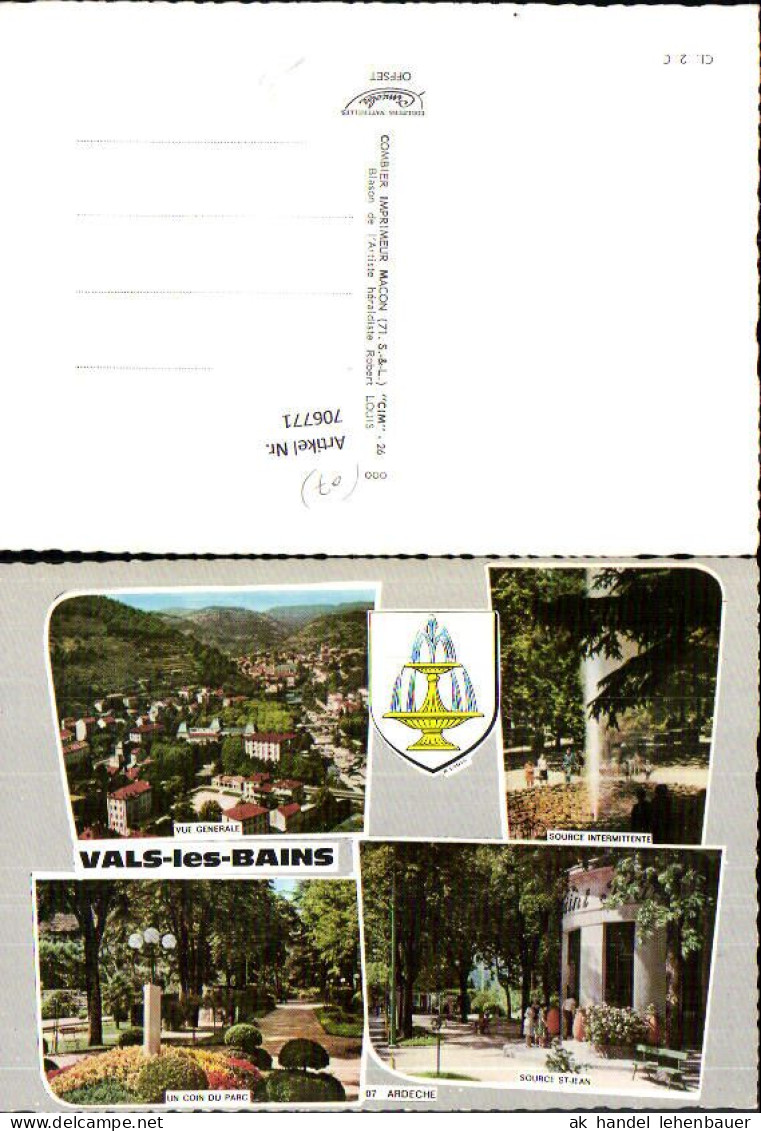 706771 Ardeche Vals Les Bains Auvergne Rhone Alpes  - Largentiere