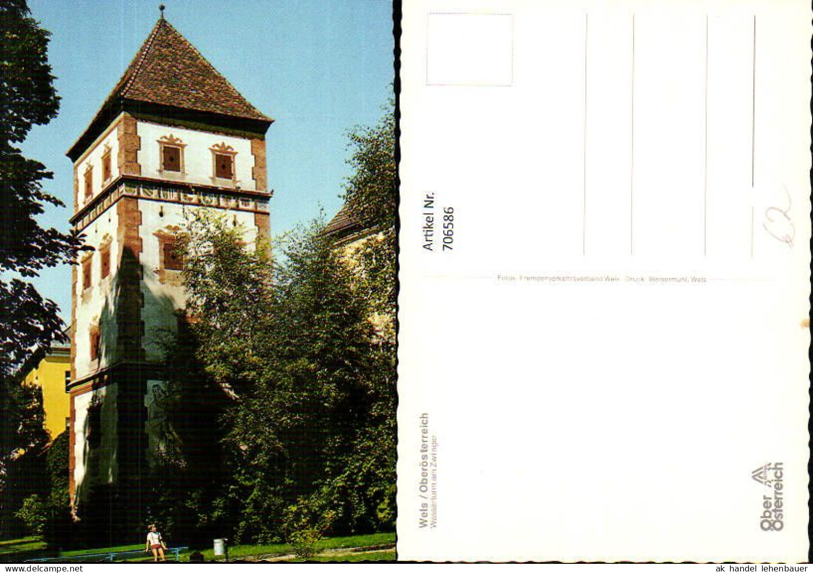 706586 Wels Wasserturm Am Zwinger - Wels