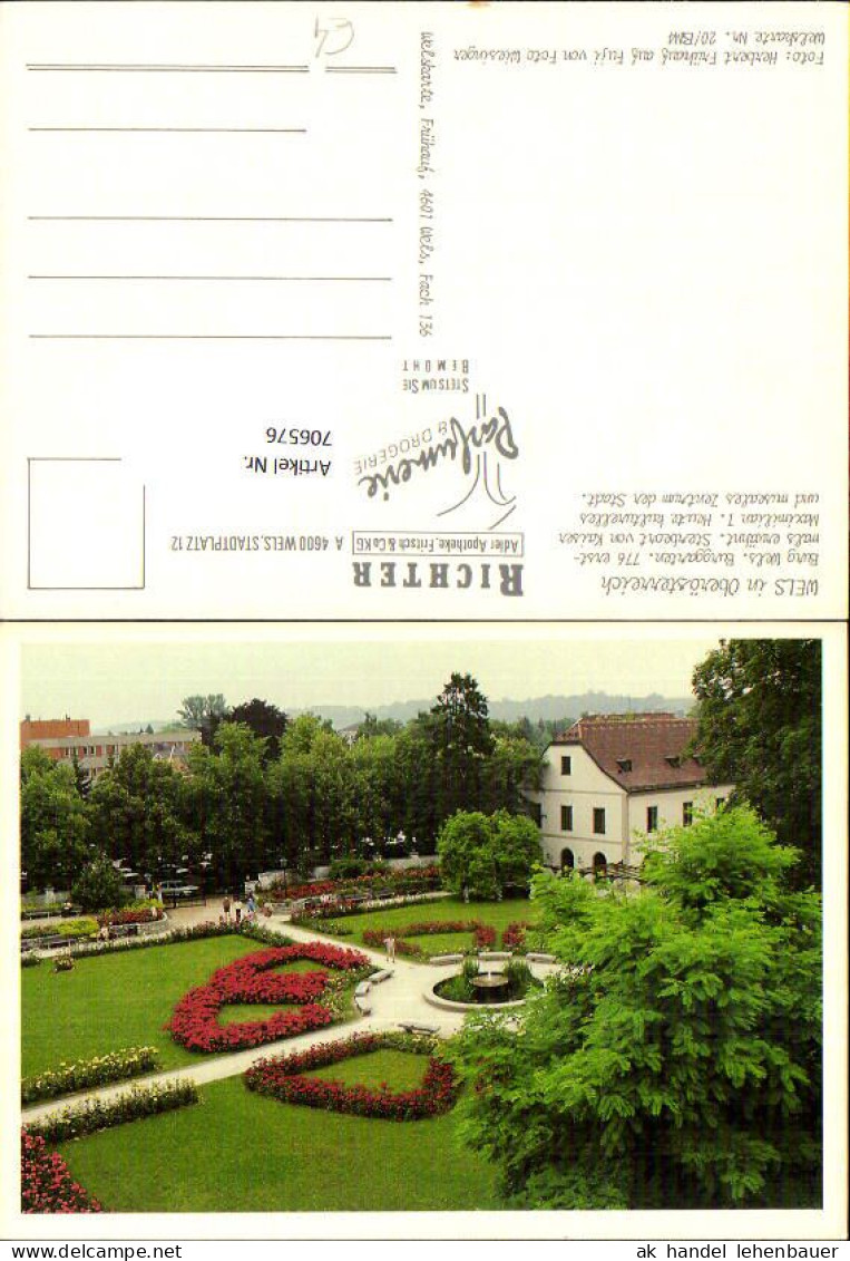 706576 Wels Burg Wels Burggarten - Wels