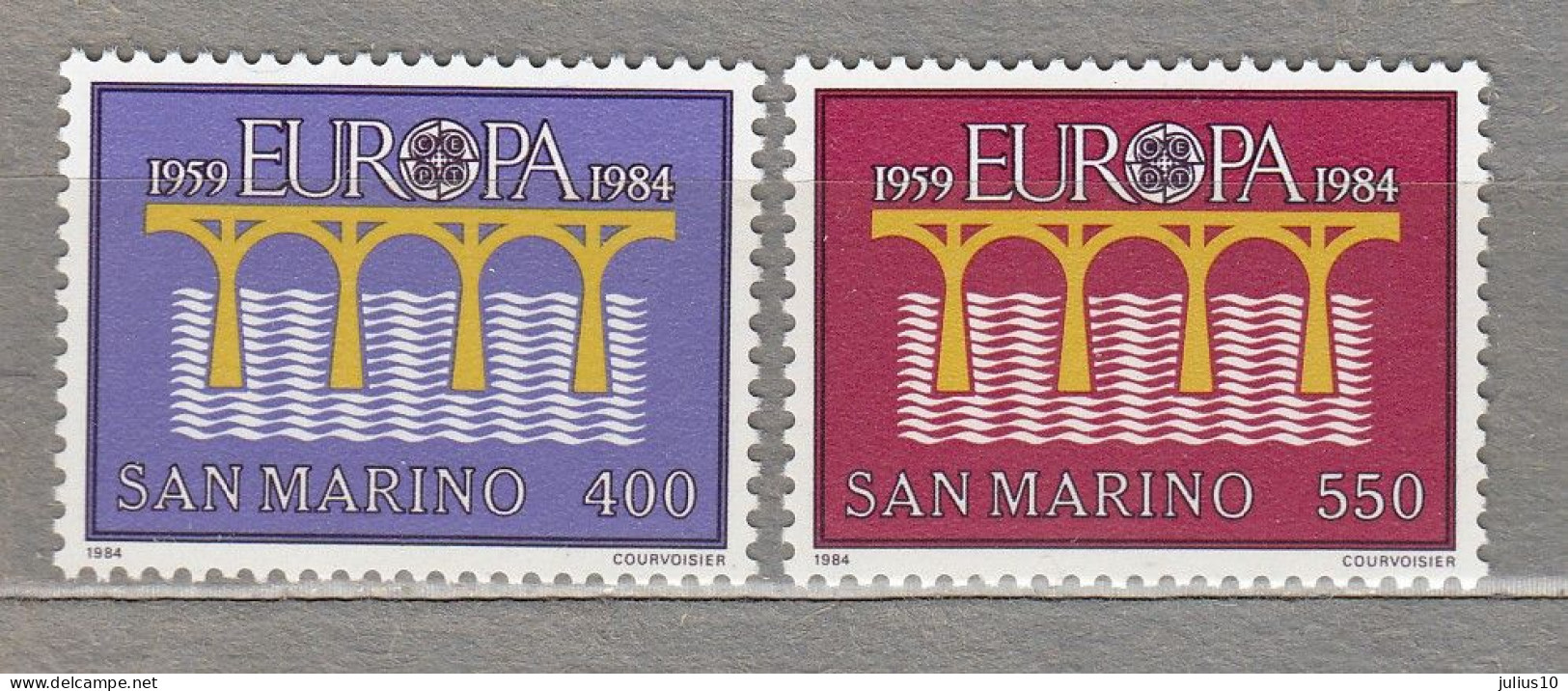 EUROPA CEPT 1984 San Marino Mi 1294-1295 MNH(**) #22605 - Nuovi
