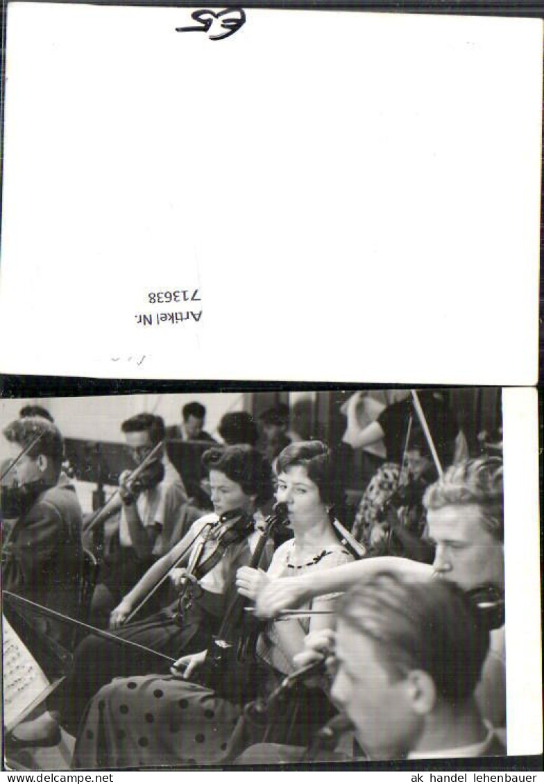 713638 Bad Aussee 1956 Presse Foto Konzert - Ausserland