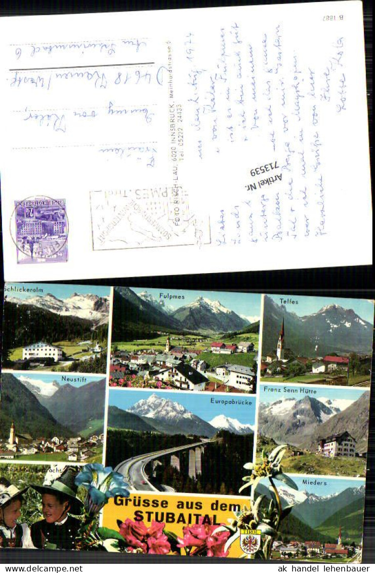 713539 Stubaital Stubai Mieders Neustift Tirol - Neustift Im Stubaital