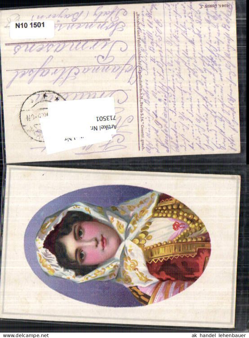 713501 Ukraine Polen Russische Frau Volkstyp Typen Mignon Zigeuner - Europa