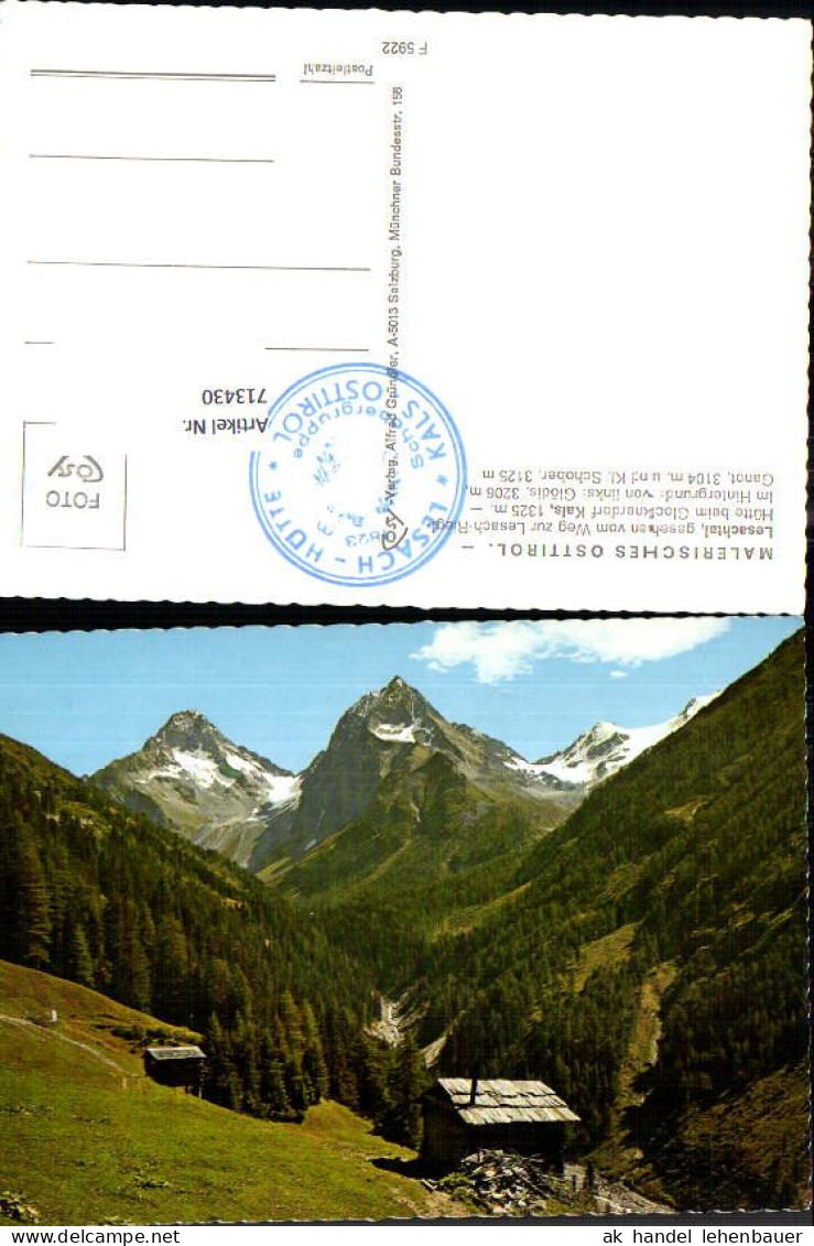 713430 Lienz Tirol Lesachtal Kals Lesach Riegl  - Lienz