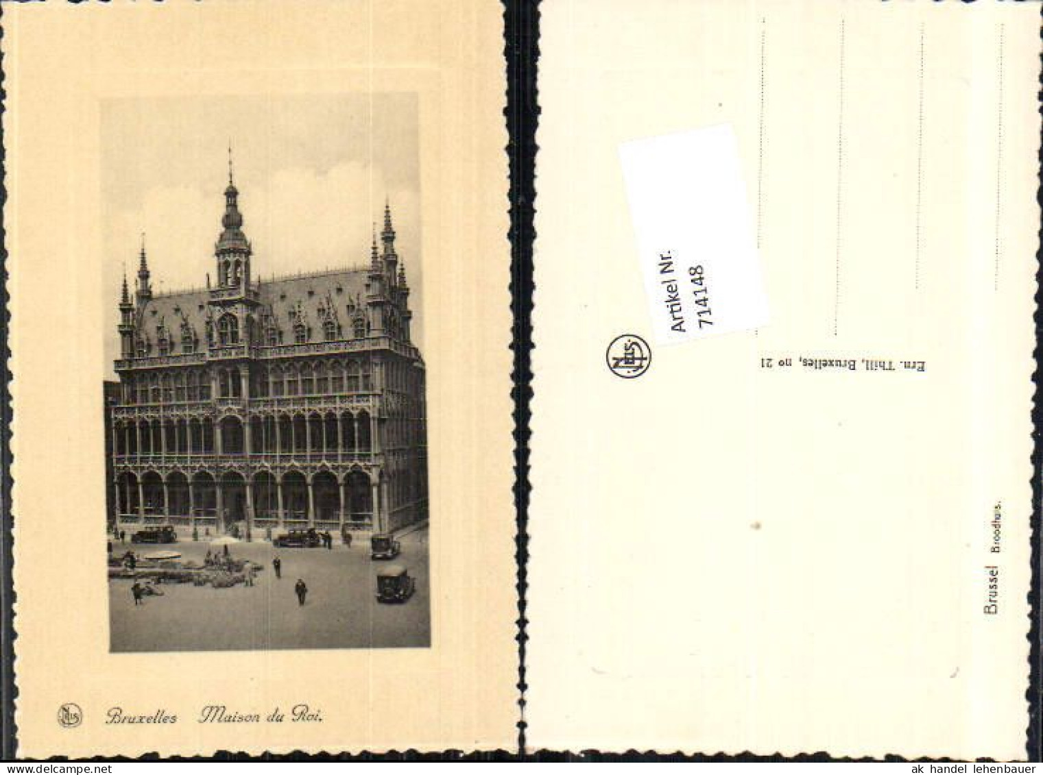 714148 Brüssel Bruxelles Maison Du Roi - Unclassified