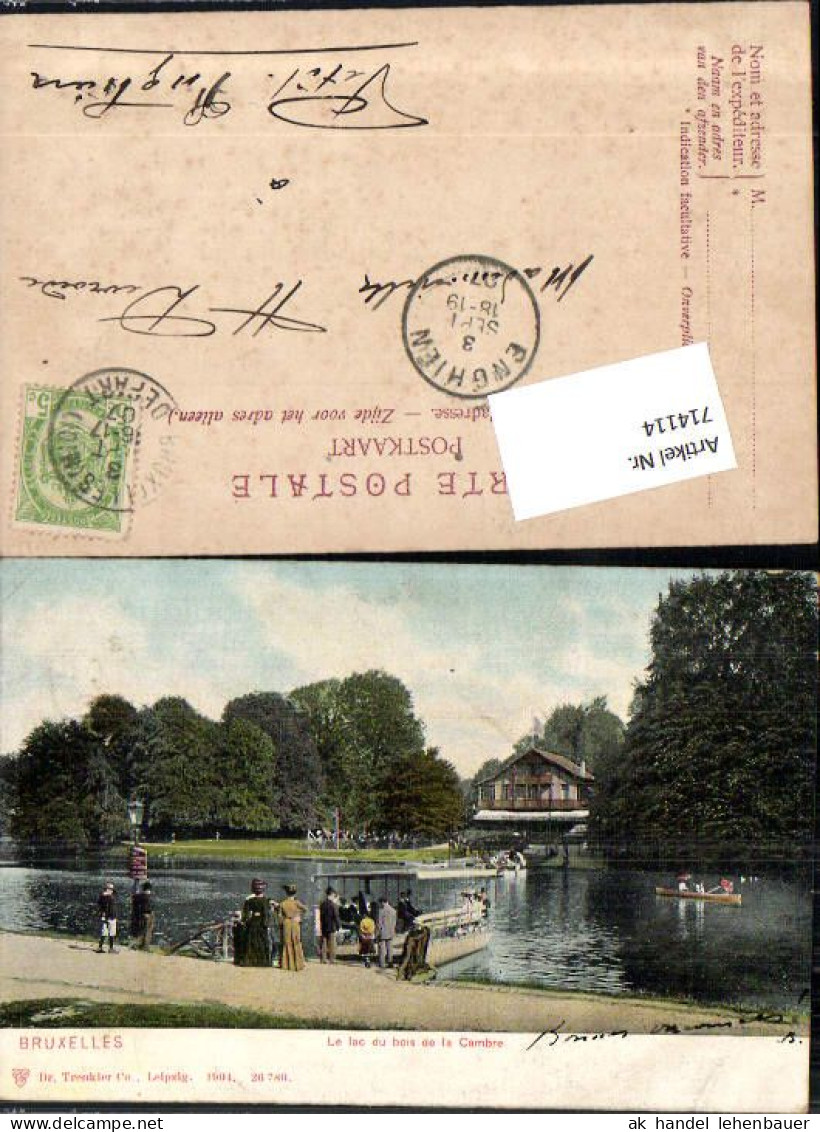 714114 Brüssel Bruxelles Le Lac Du Bois Cambre Pub Dr. Trenkler Stp. Enghien  - Non Classificati