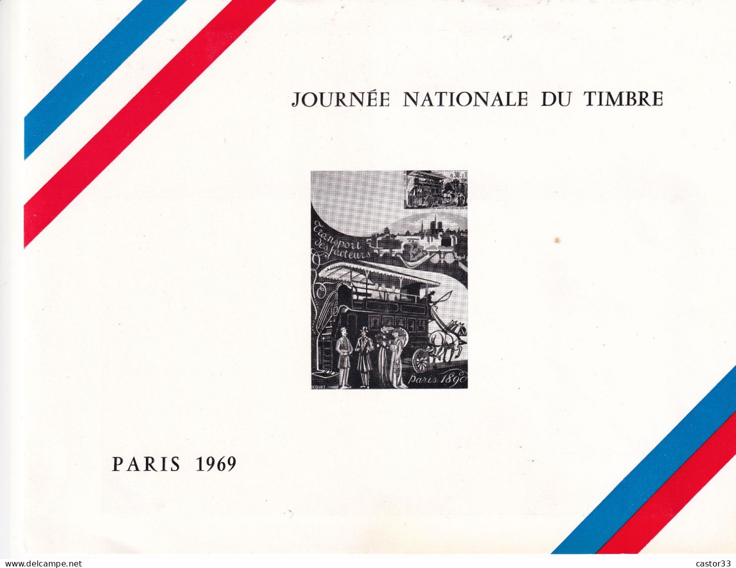 Journée Du Timbre, Transport Des Facteurs, Mars 1969 - Giornata Del Francobollo