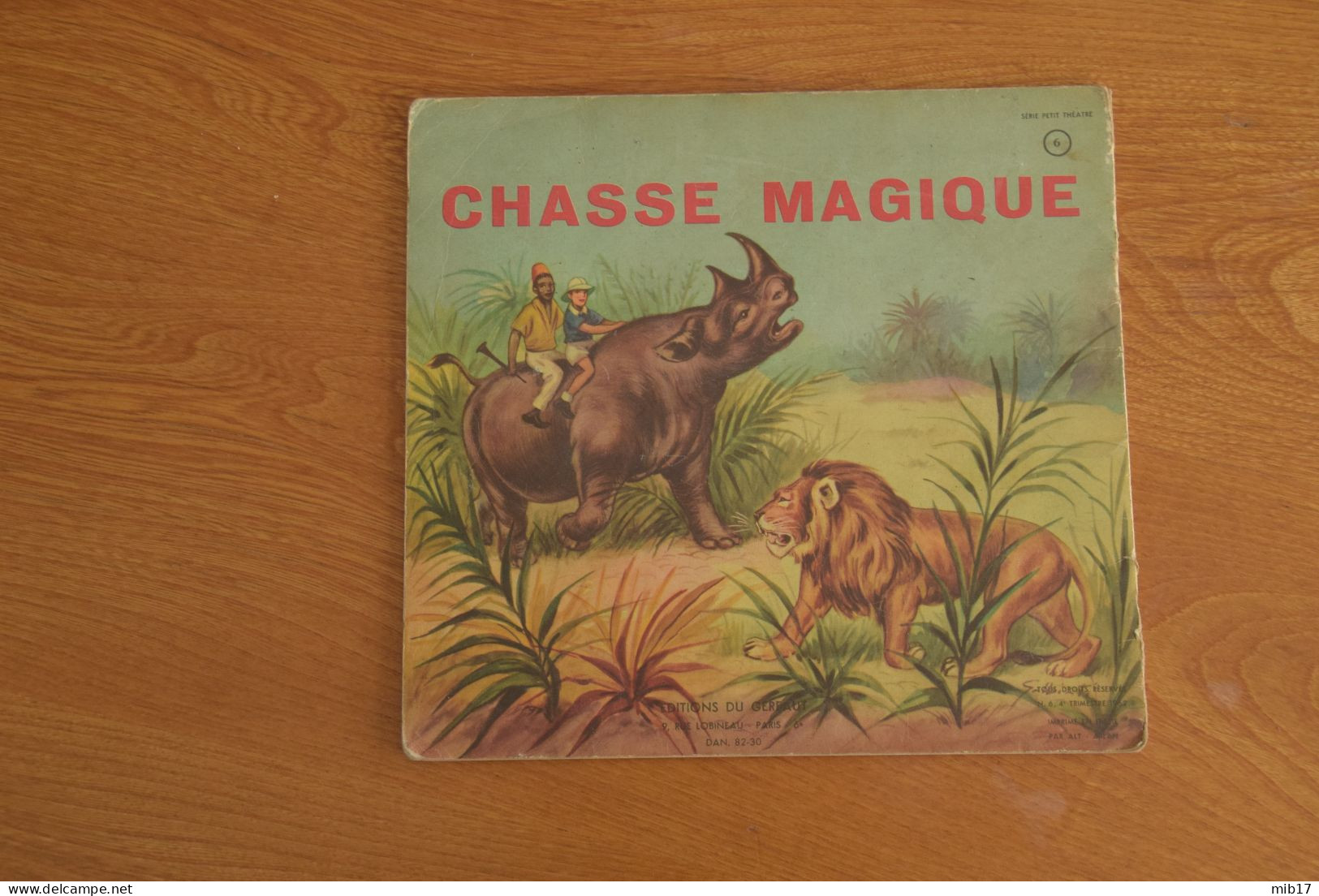 Livre Pour Enfants Chasse Magique - Pop-up - 1962 - Autres & Non Classés