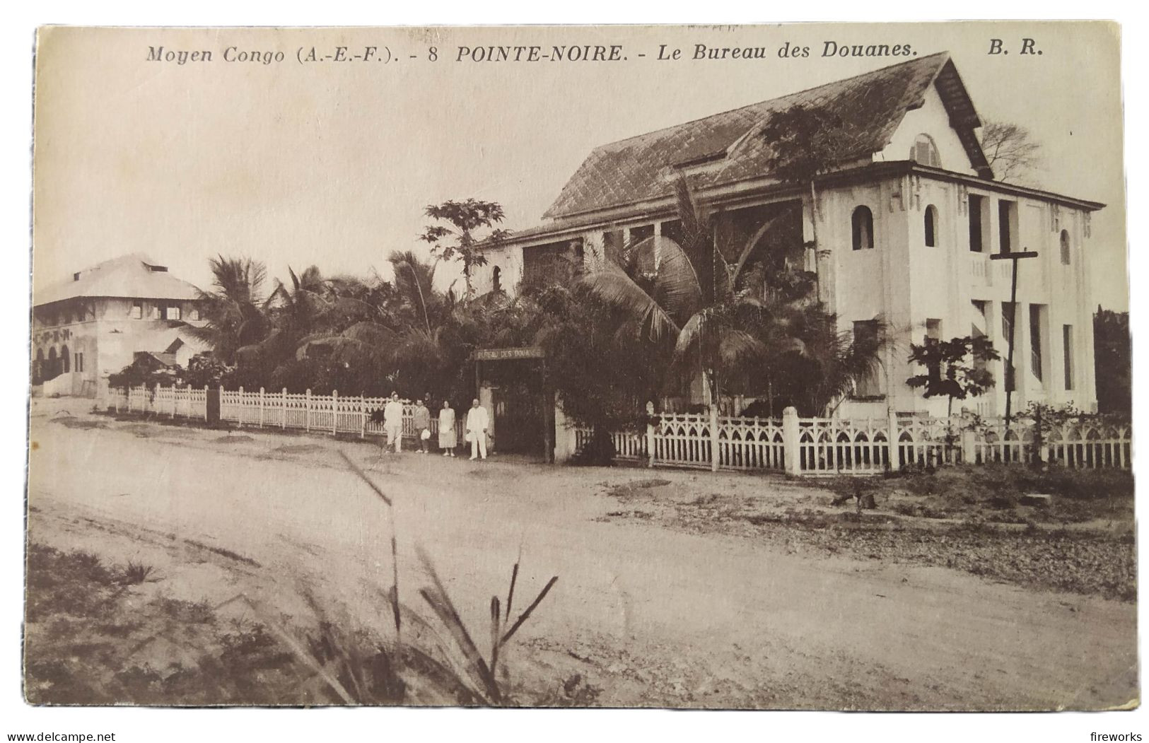 CPA - MOYEN CONGO [AEF] - 8 POINTE-NOIRE - Le Bureau Des Douanes - Pointe-Noire