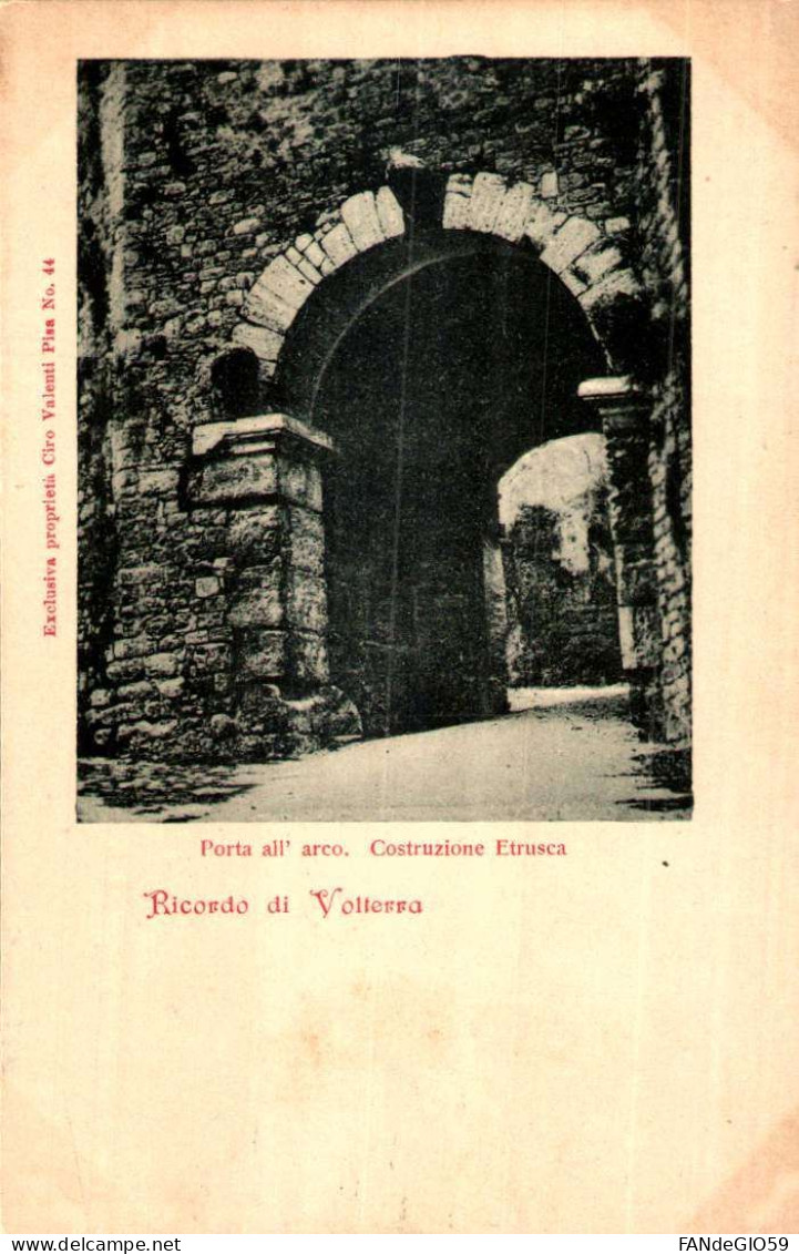 Ricordo Di VOLTERRA ITALY ./////// ENV  59/ VOIR CODITION - Otros & Sin Clasificación
