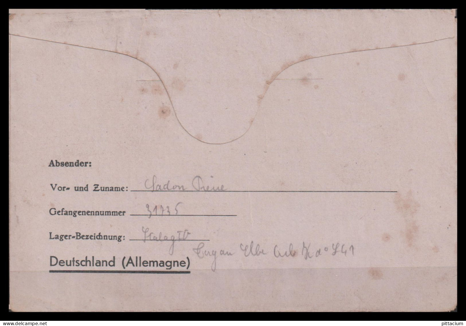 Deutschland 1942: Kriefgsgefangenenpost  | Weltkrieg, Besatzung, Gefangenenpost | Torgau, Herry;Cher - Courriers De Prisonniers