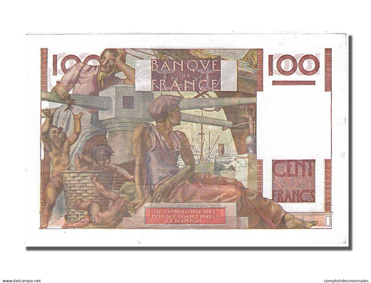 Billet, France, 100 Francs, 100 F 1945-1954 ''Jeune Paysan'', 1953, 1953-01-02 - 100 F 1945-1954 ''Jeune Paysan''