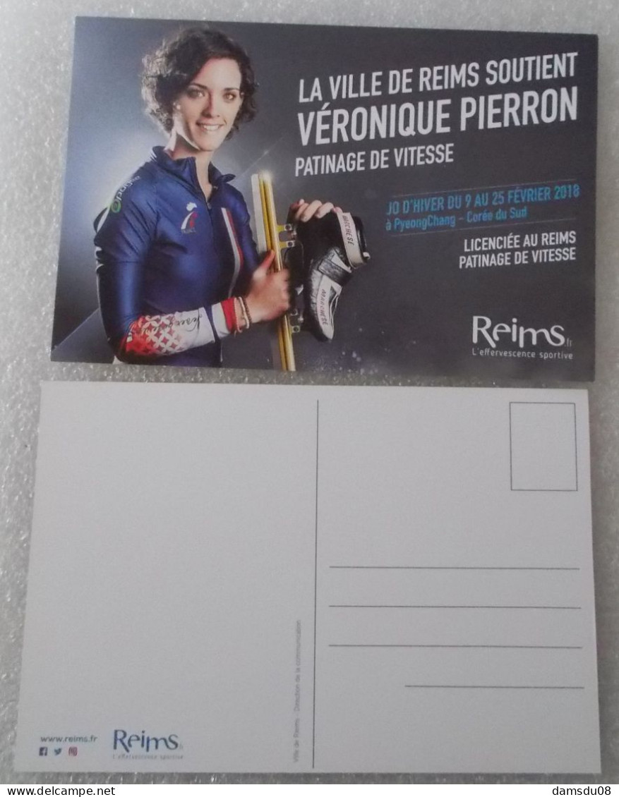 CPM Véronique Pierron Patinage De Vitesse - Eiskunstlauf