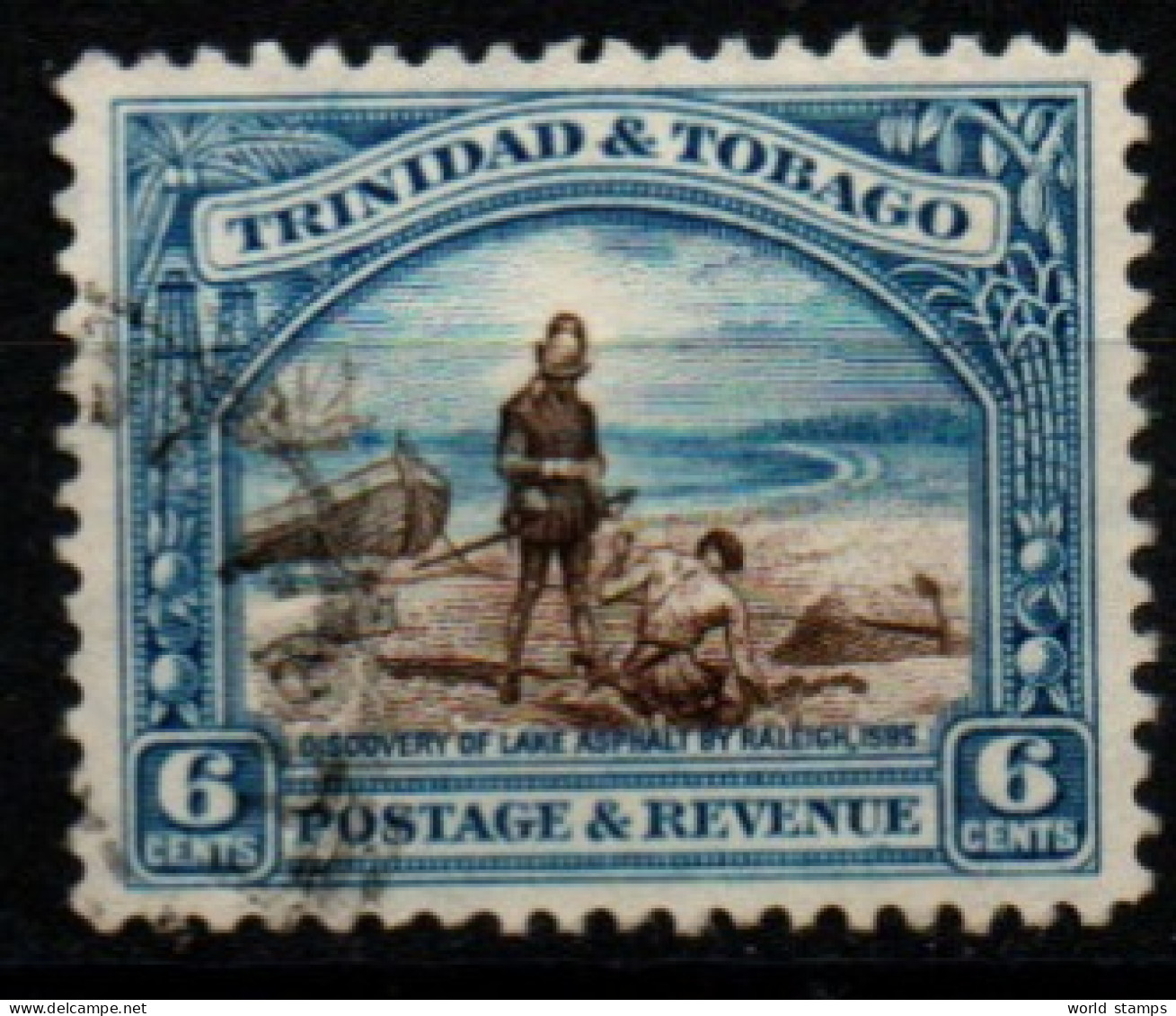 TRINITE' ET TOBAGO 1935 O DENT 12 - Trinidad & Tobago (...-1961)