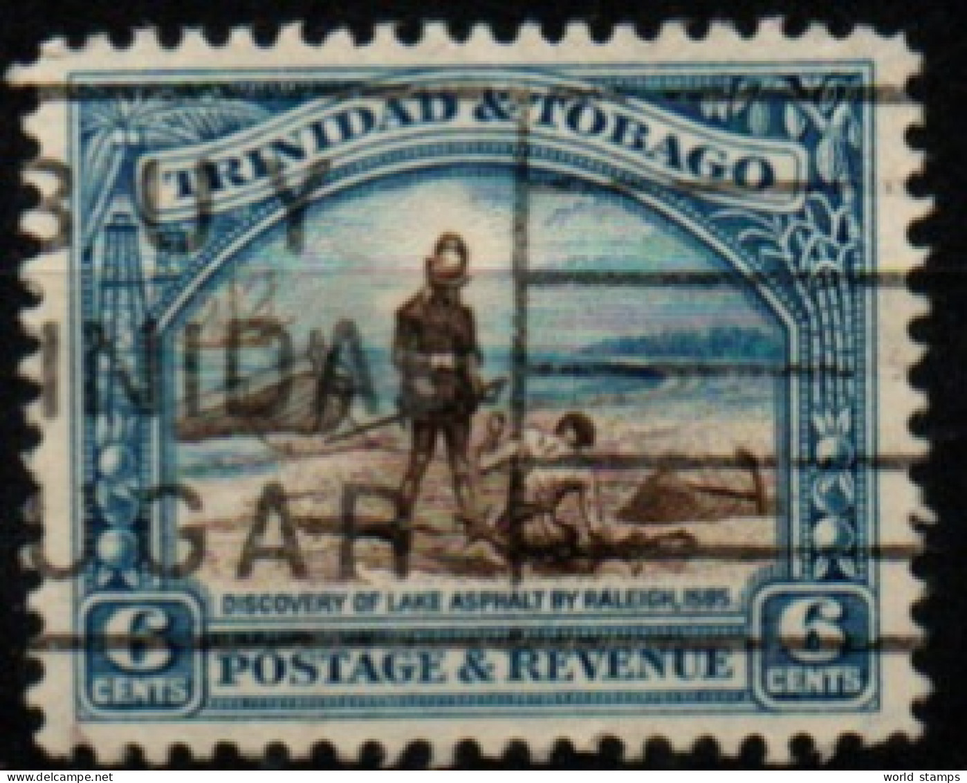 TRINITE' ET TOBAGO 1935 O DENT 12 - Trinidad Y Tobago