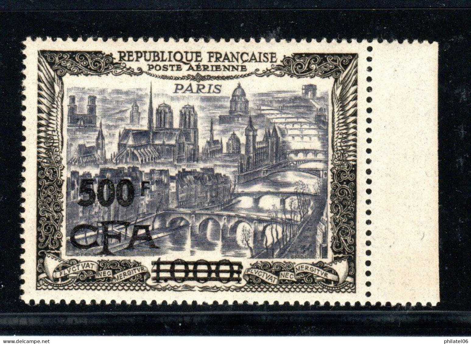 REUNION, SUPERBE No PA 51 MNH** COTANT 430 EUROS - Luchtpost