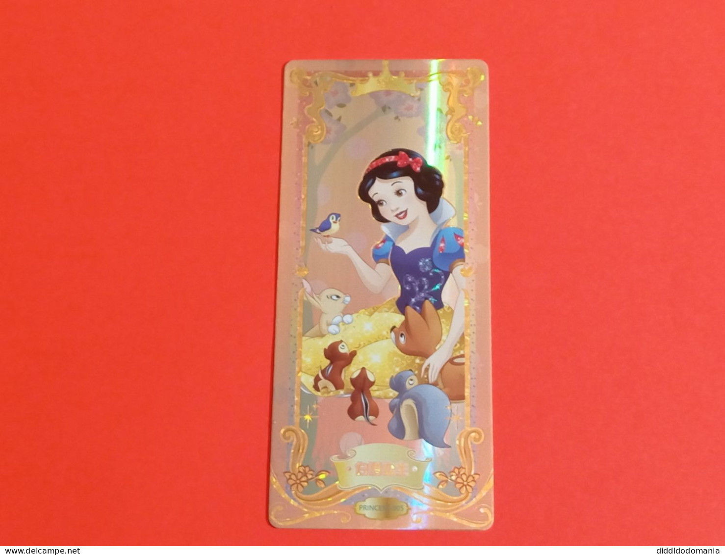 1 Trading Card Officielle 56 X 128 Mm Neuve Sortie Des Booster Carte Disney Princesse Ssr N° 5 Blanche Neige - Disney