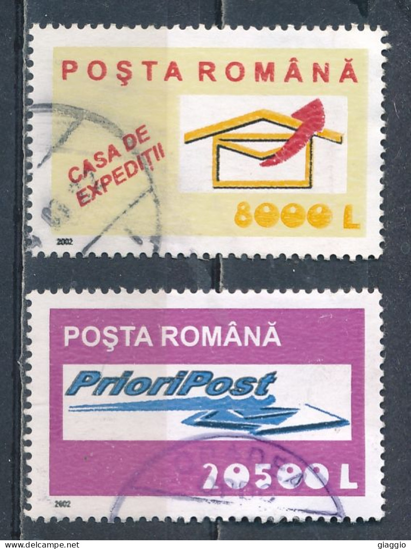 °°° ROMANIA - Y&T N° 4775/76 - 2002 °°° - Usado