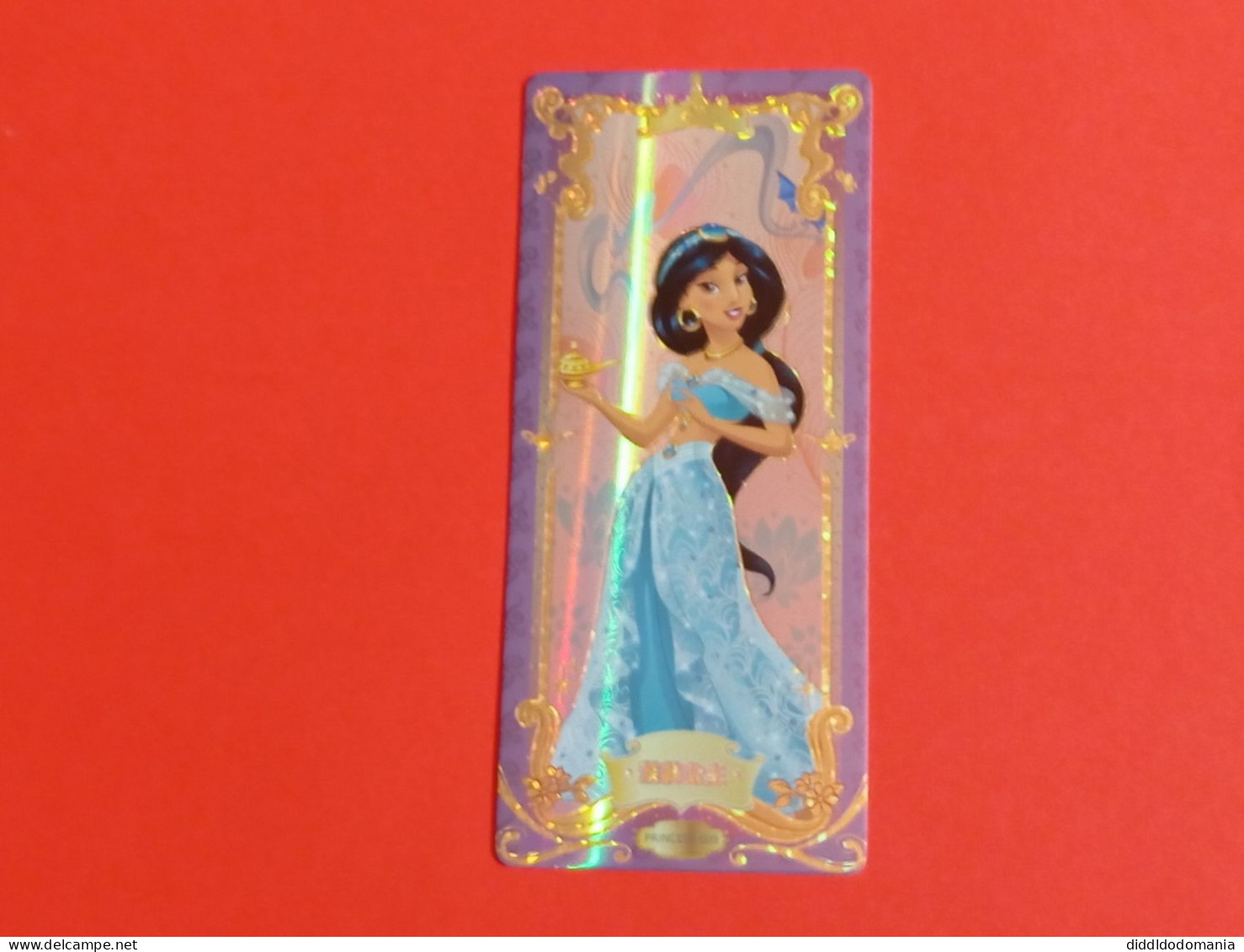 1 Trading Card Officielle 56 X 128 Mm Neuve Sortie Des Booster Carte Disney Princesse Ssr N° 9 Jasmine - Disney