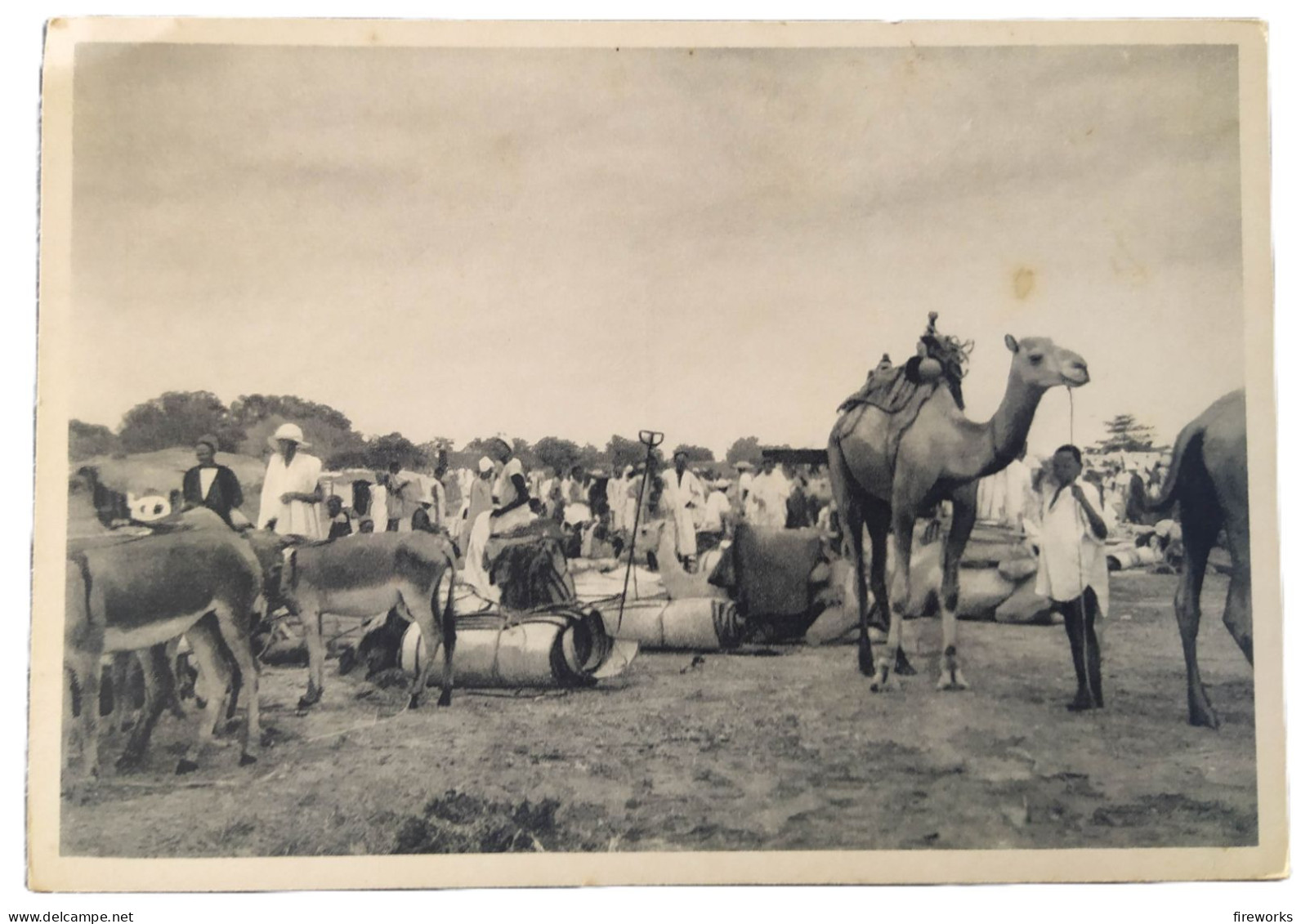 CPA - NIGER [AOF] - Marché Au Mil - Niger