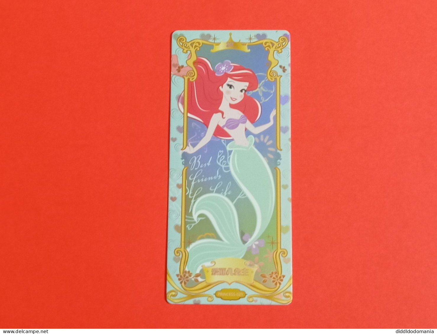 1 Trading Card Officielle 56 X 128 Mm Neuve Sortie Des Booster Carte Disney Princesse Sr N° 21 Ariel Petite Sirene - Disney