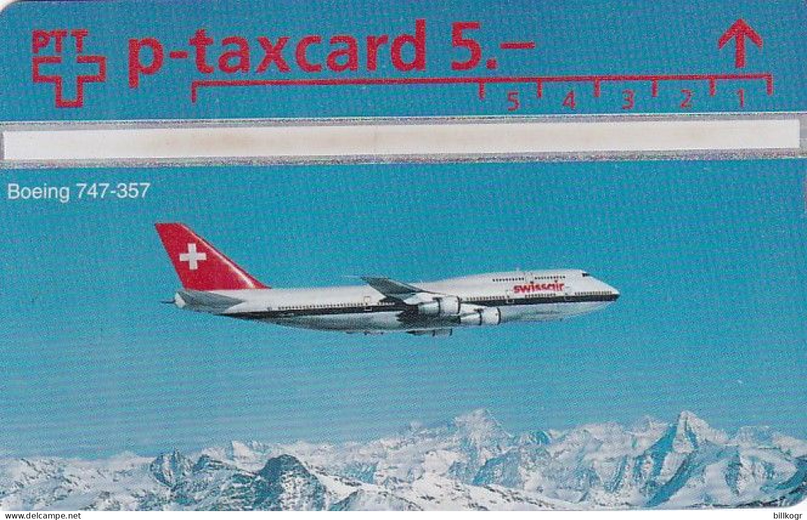 SWITZERLAND(L&G) - Swissair Boeing 747-357, CN : 329L, Tirage 10000, 09/93, Mint - Suiza