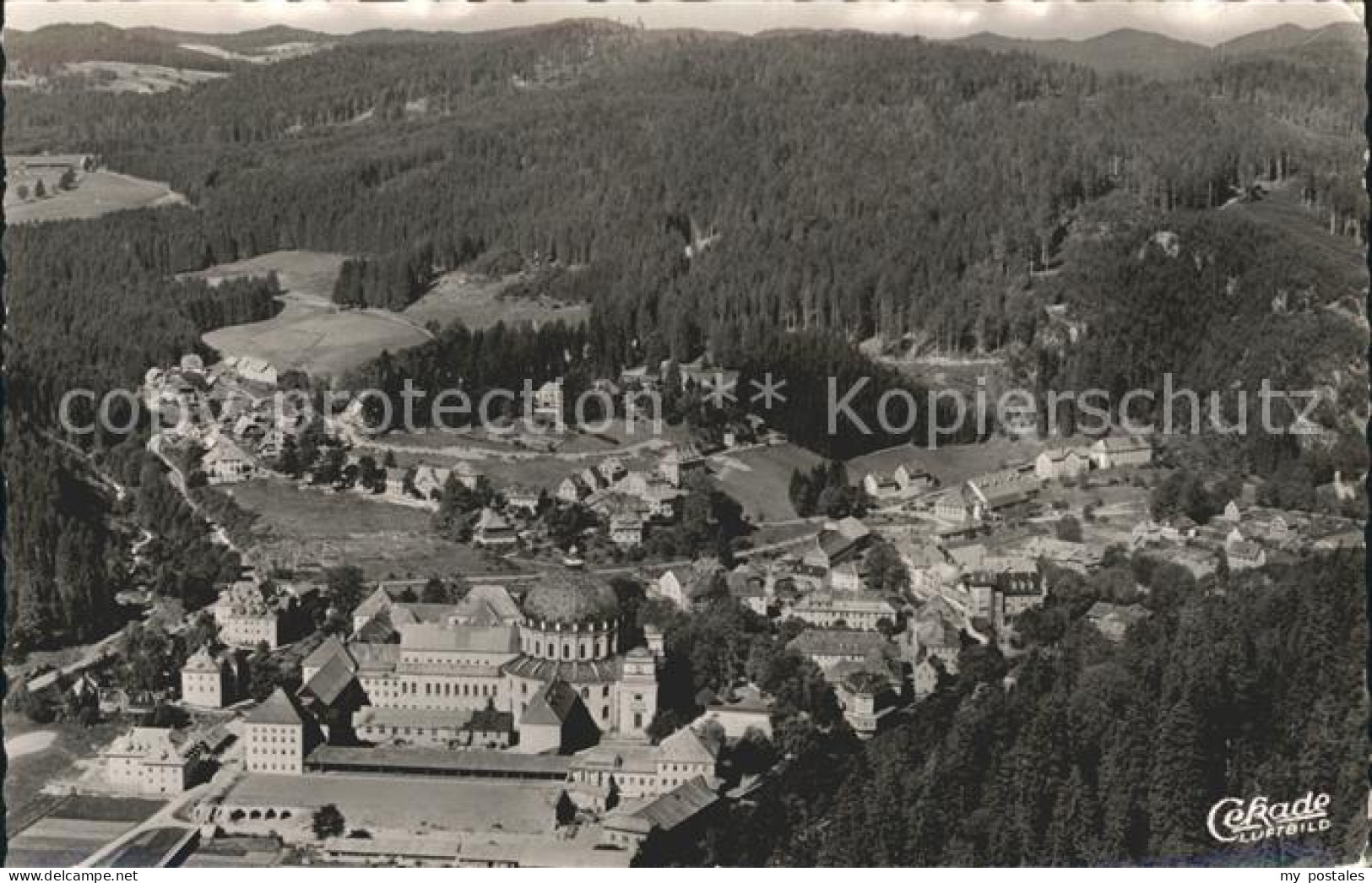 72250090 St Blasien Im Schwarzwald Fliegeraufnahme St. Blasien - St. Blasien