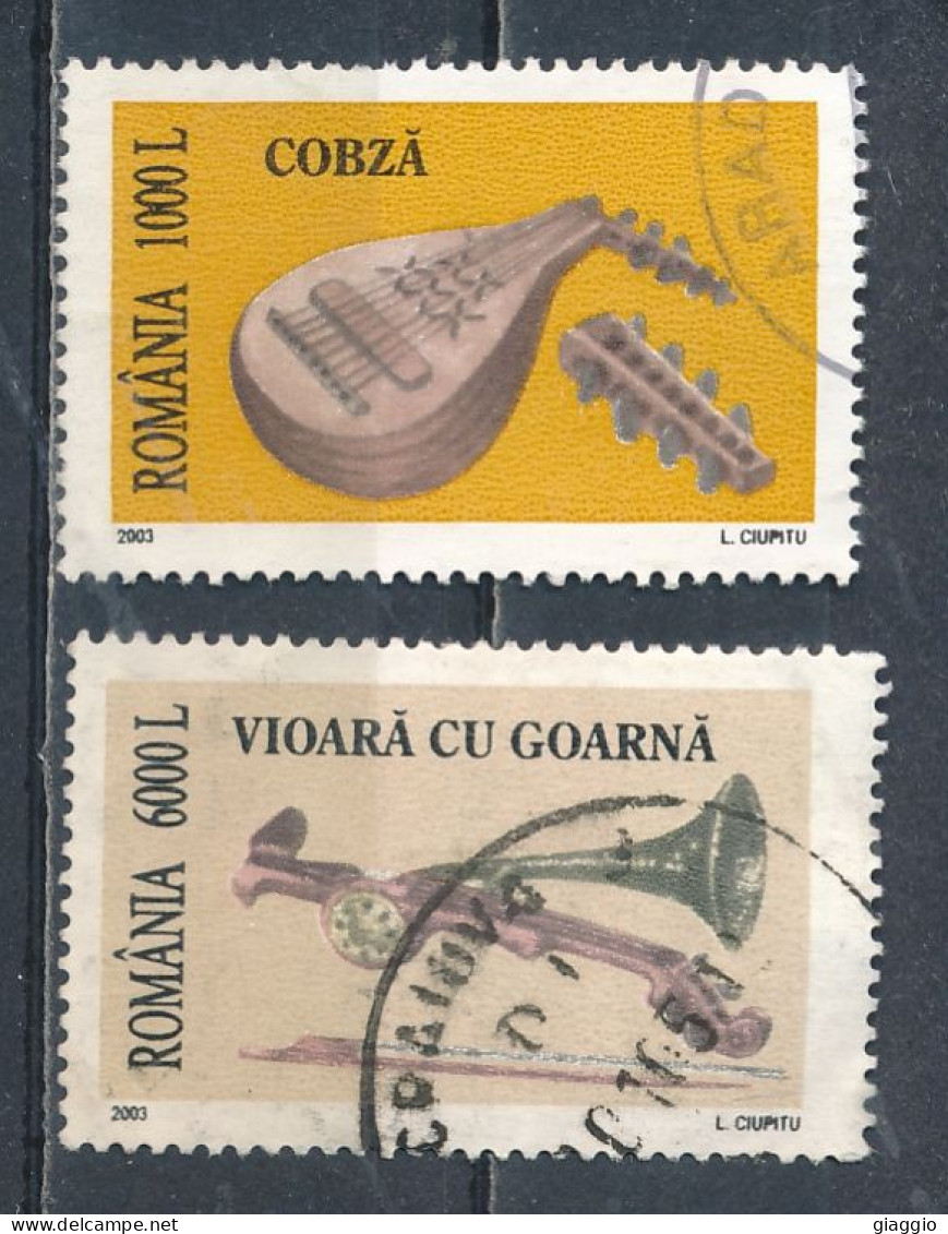 °°° ROMANIA - Y&T N° 4844/46 - 2003 °°° - Used Stamps