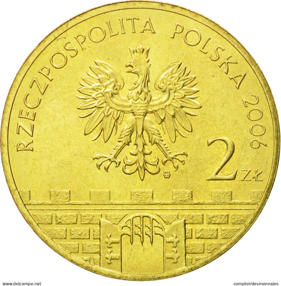 Monnaie, Pologne, 2 Zlote, 2006, Warsaw, SPL+, Laiton, KM:545 - Poland